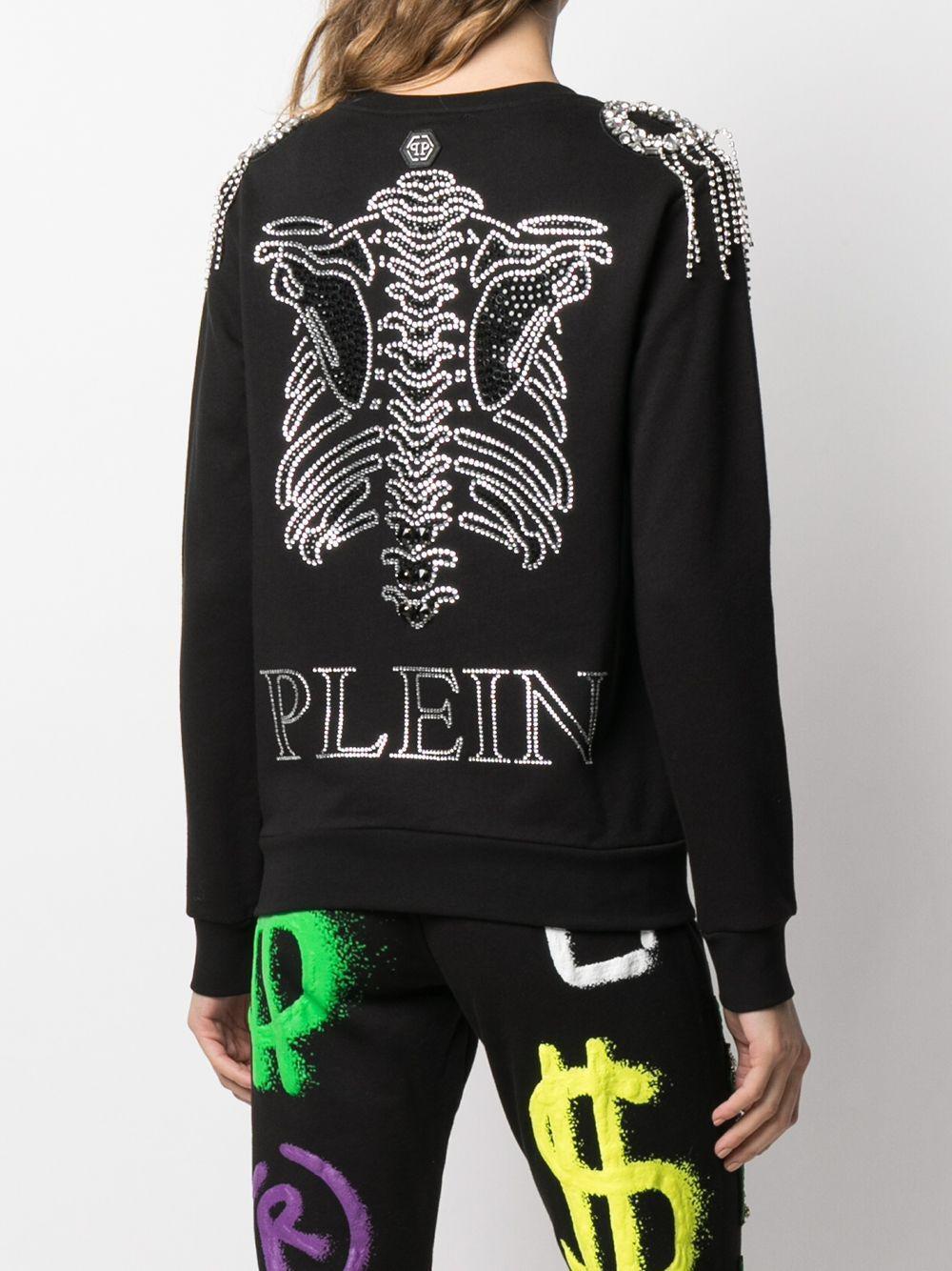 skeleton sweatshirt and sweatpants
