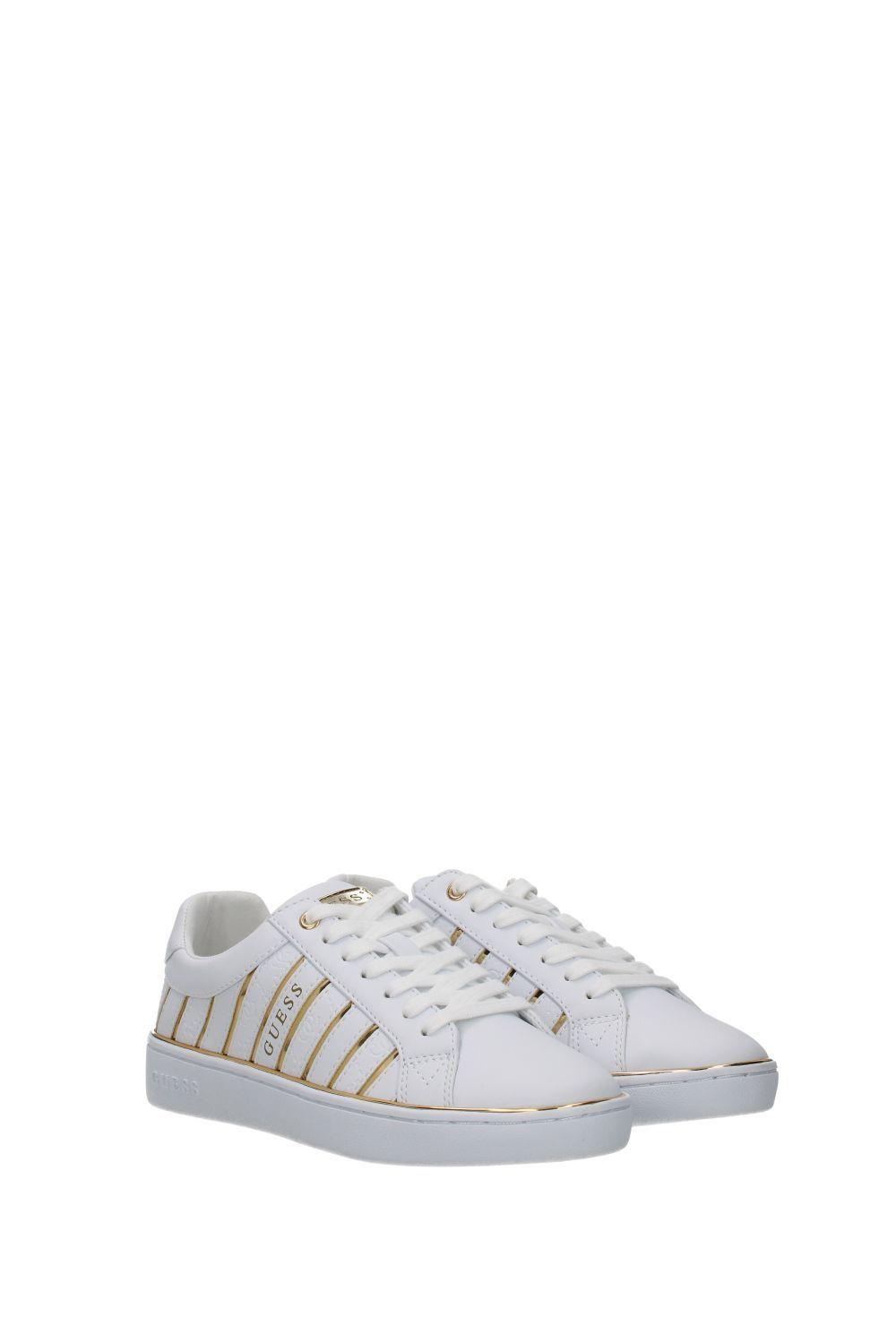 guess white sneakers women's