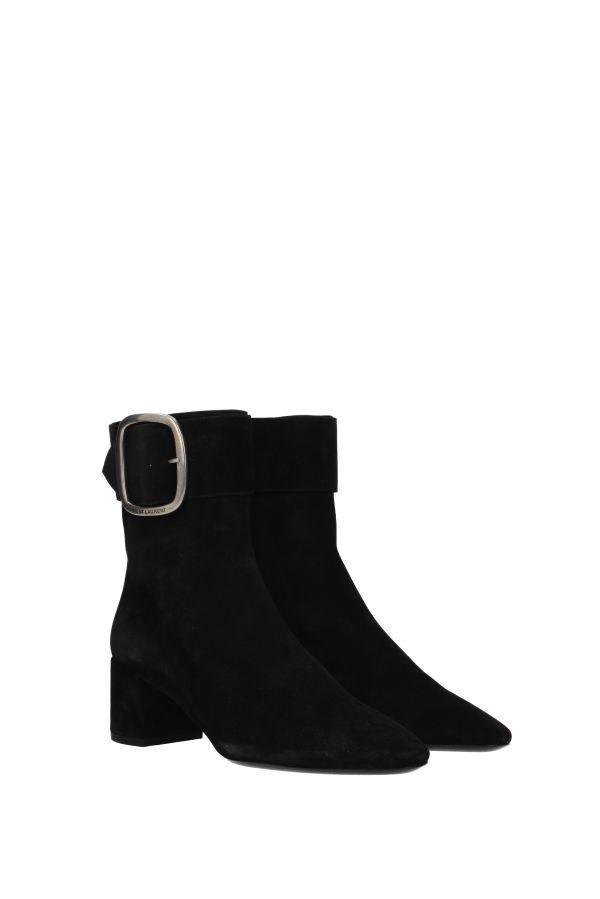yves saint laurent suede ankle boots