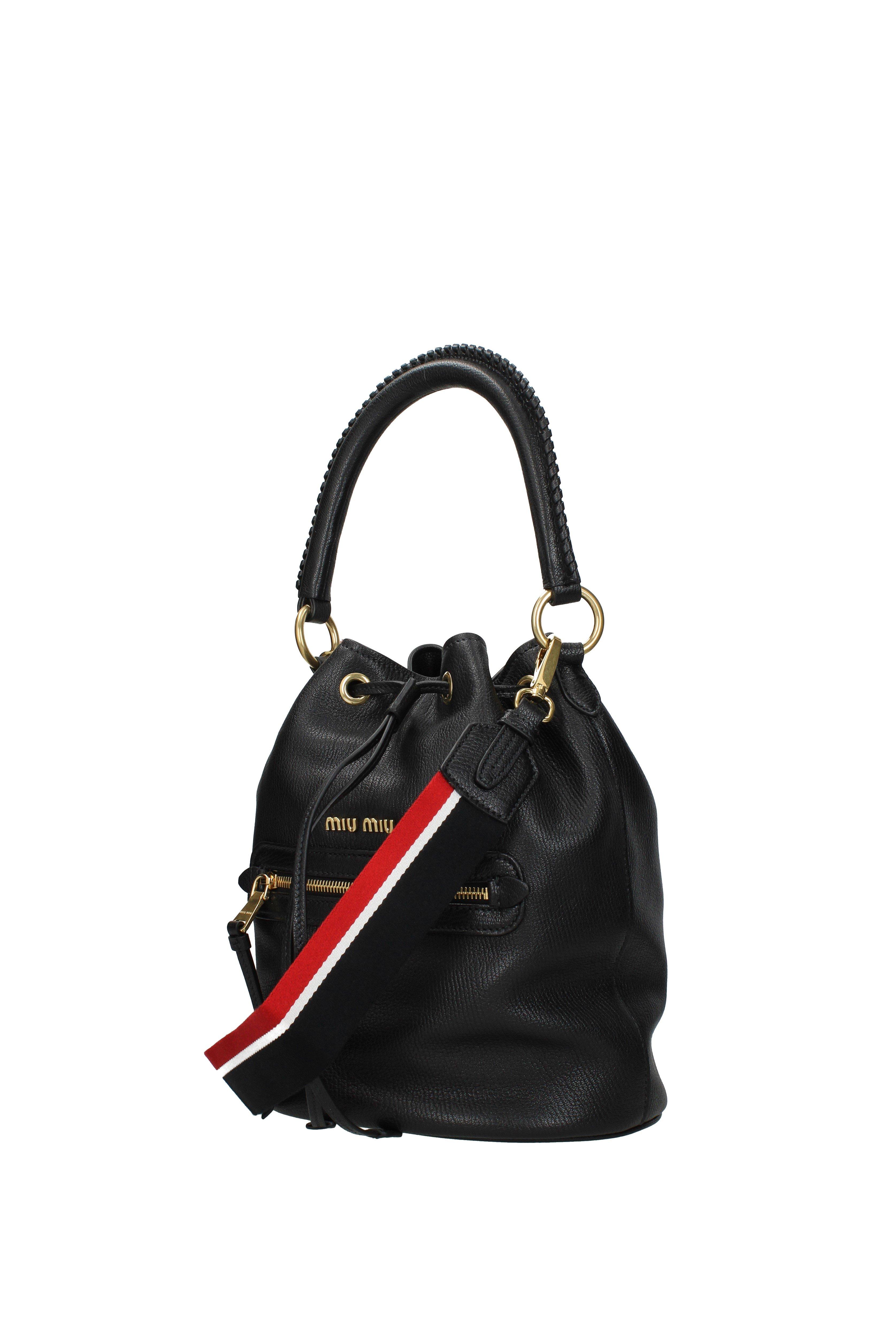 Miu Miu Black Handbags - Lyst