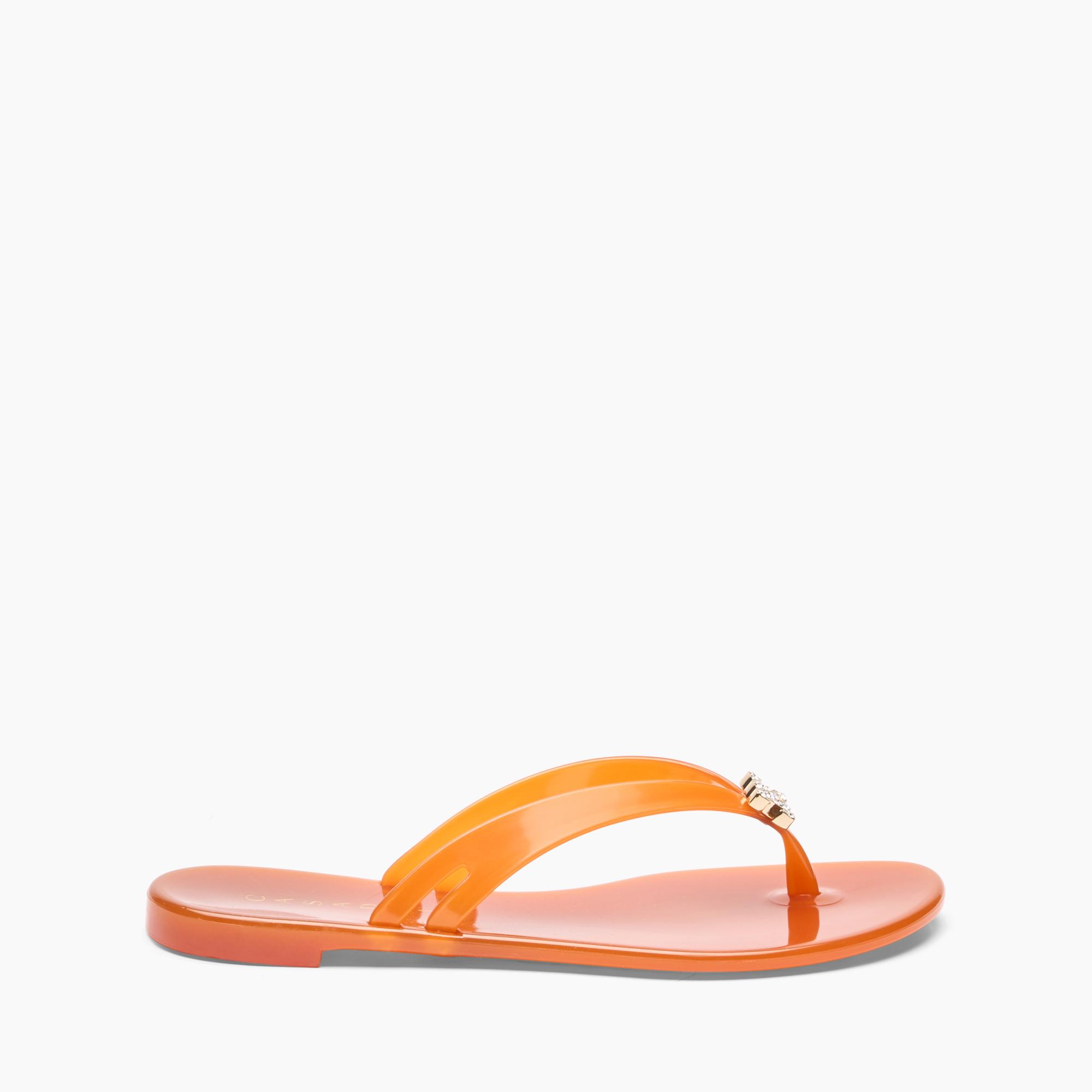 Izzie Yellow Flatform Thong Slide
