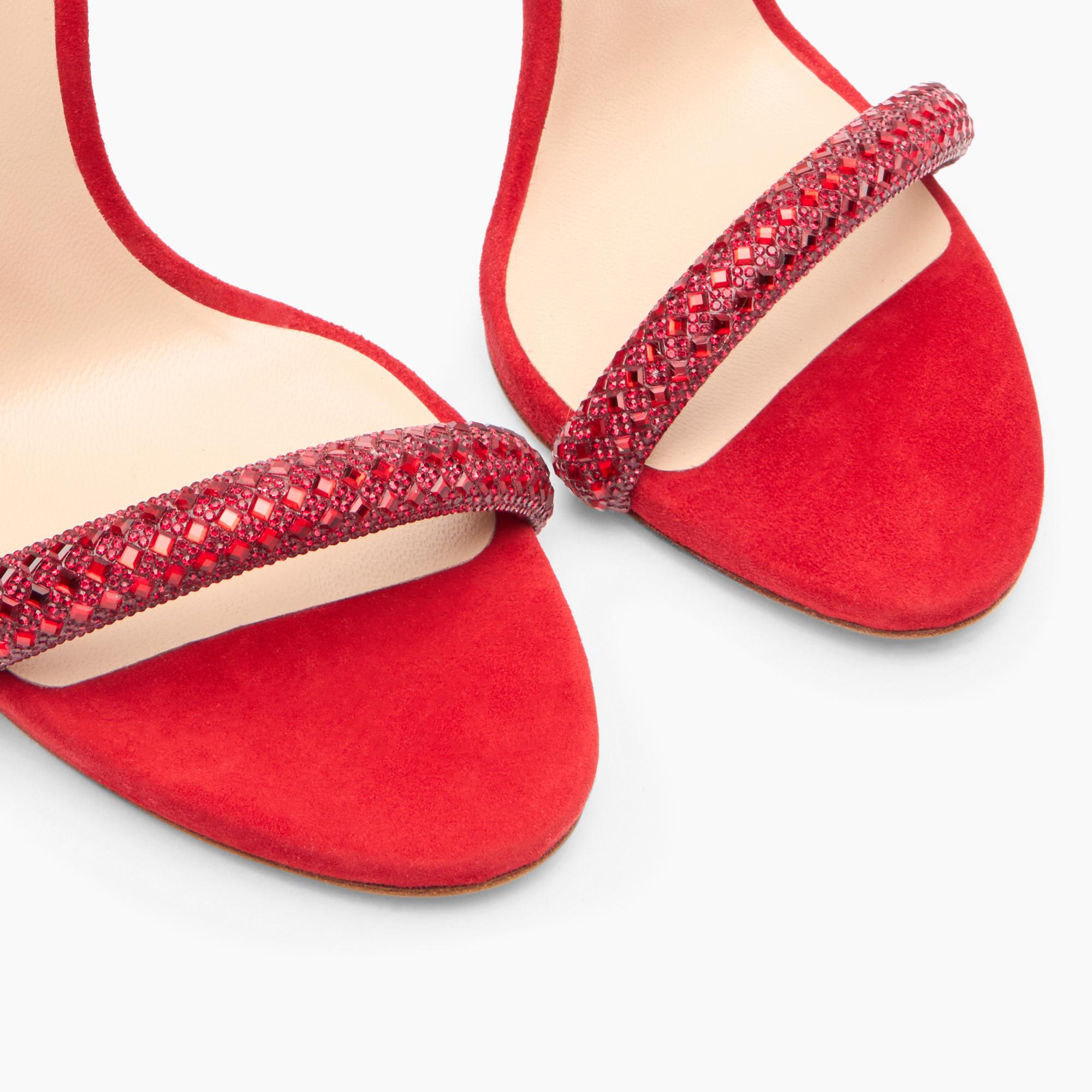 Casadei Cappa Blade Stratosphere Sandals in Red | Lyst