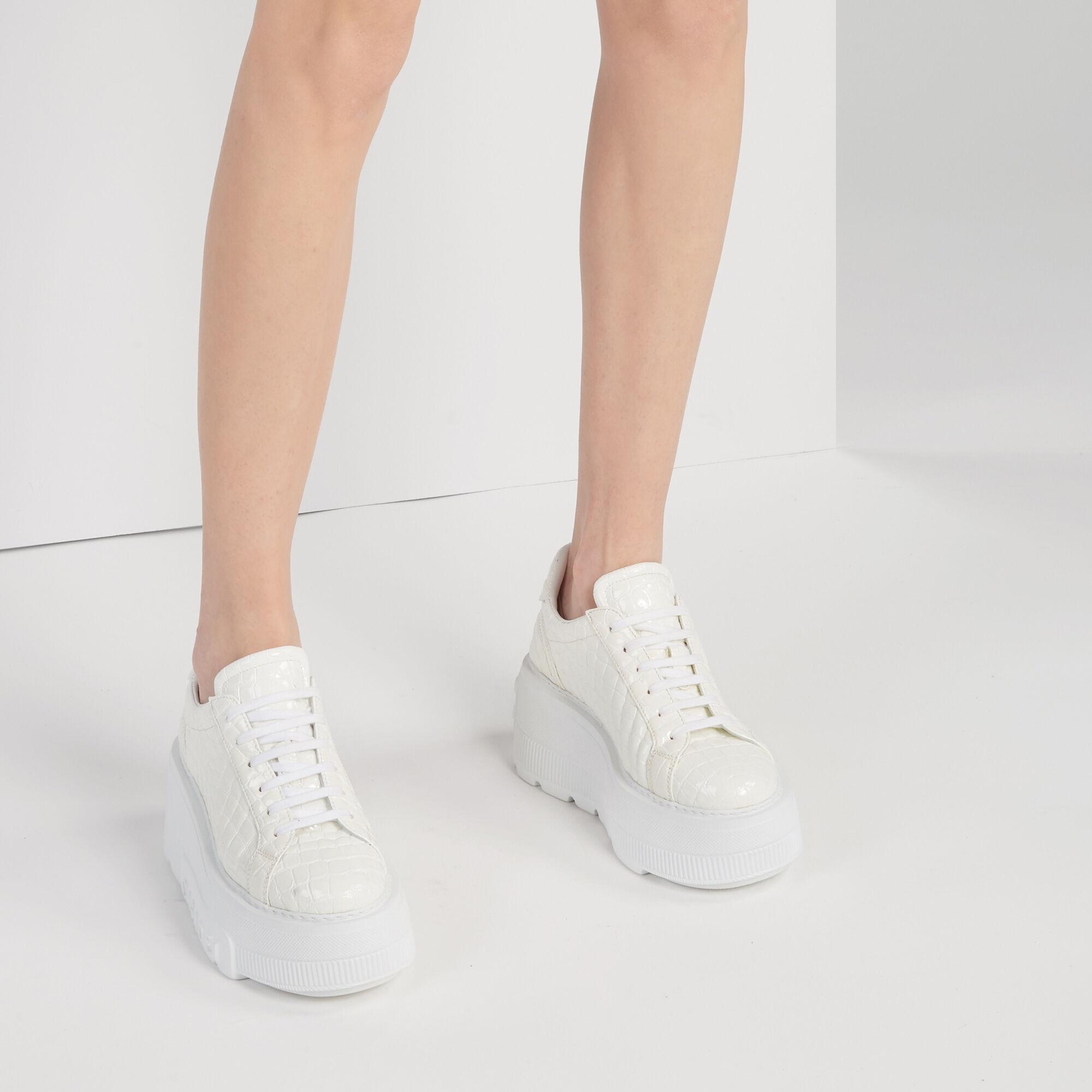 スニーカー CASADEI White leather Nexus sneakers Nexus Leather Sneakers in White for Women | Casadei®