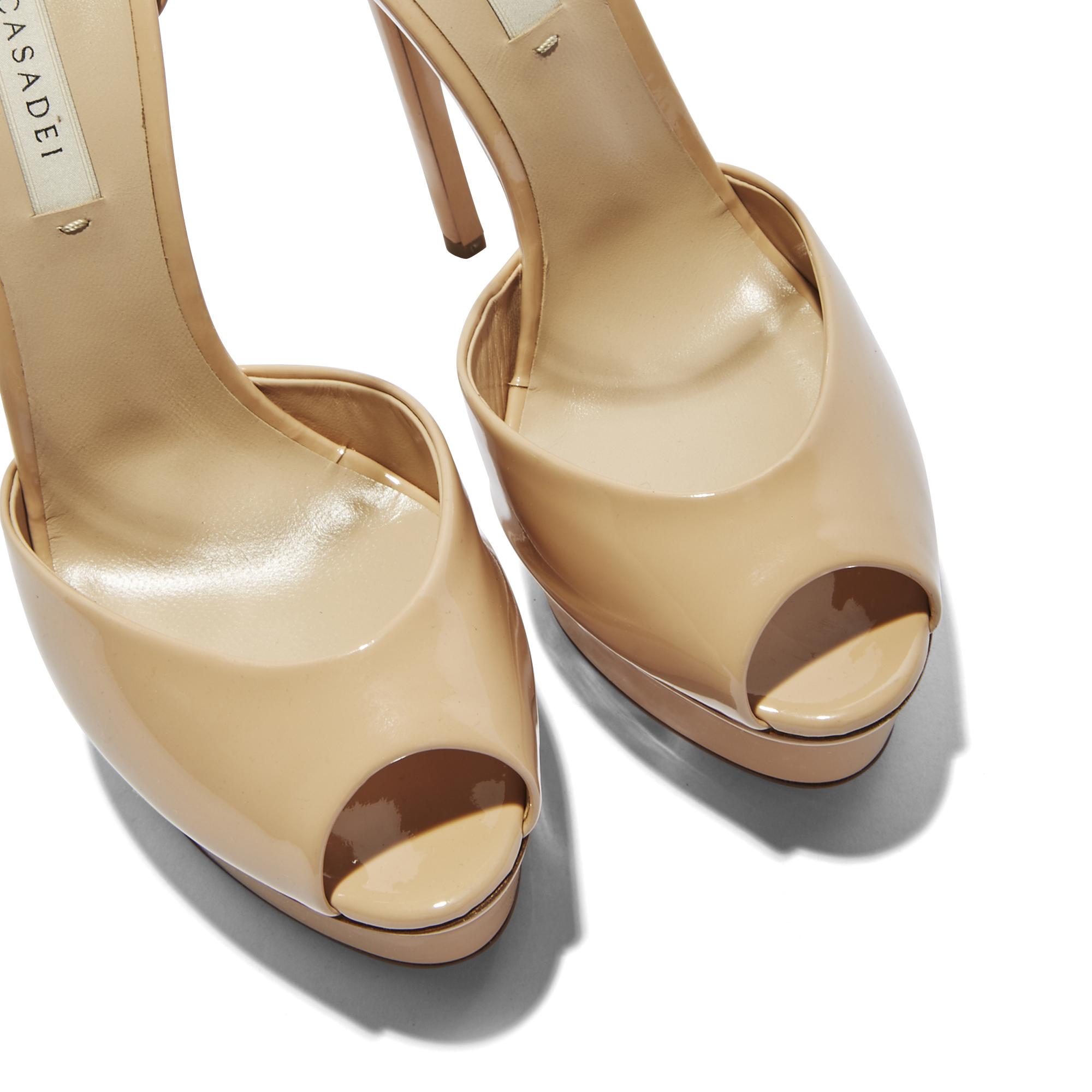 Casadei Flora Tiffany Platform Sandals in White Lyst