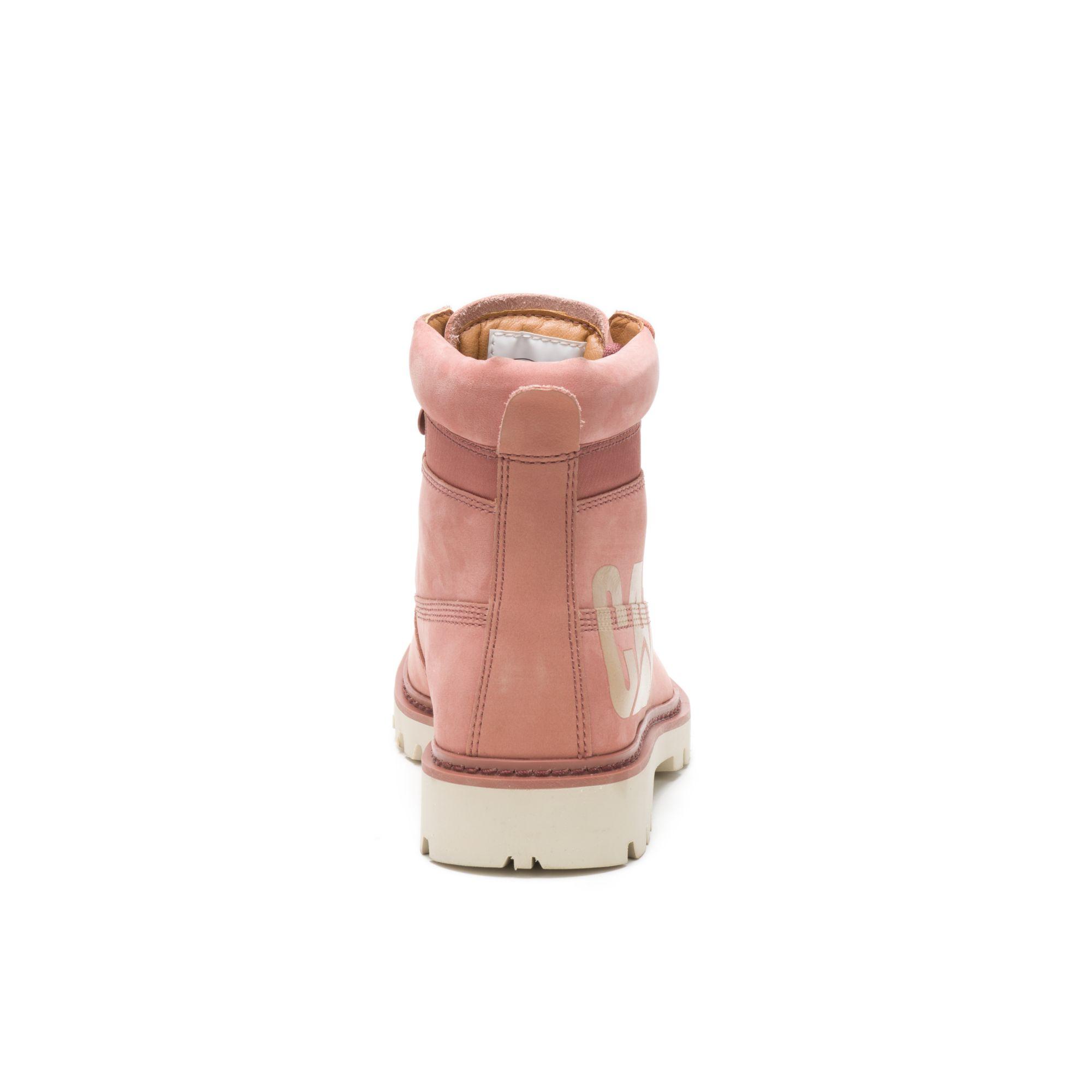 pink caterpillar boots