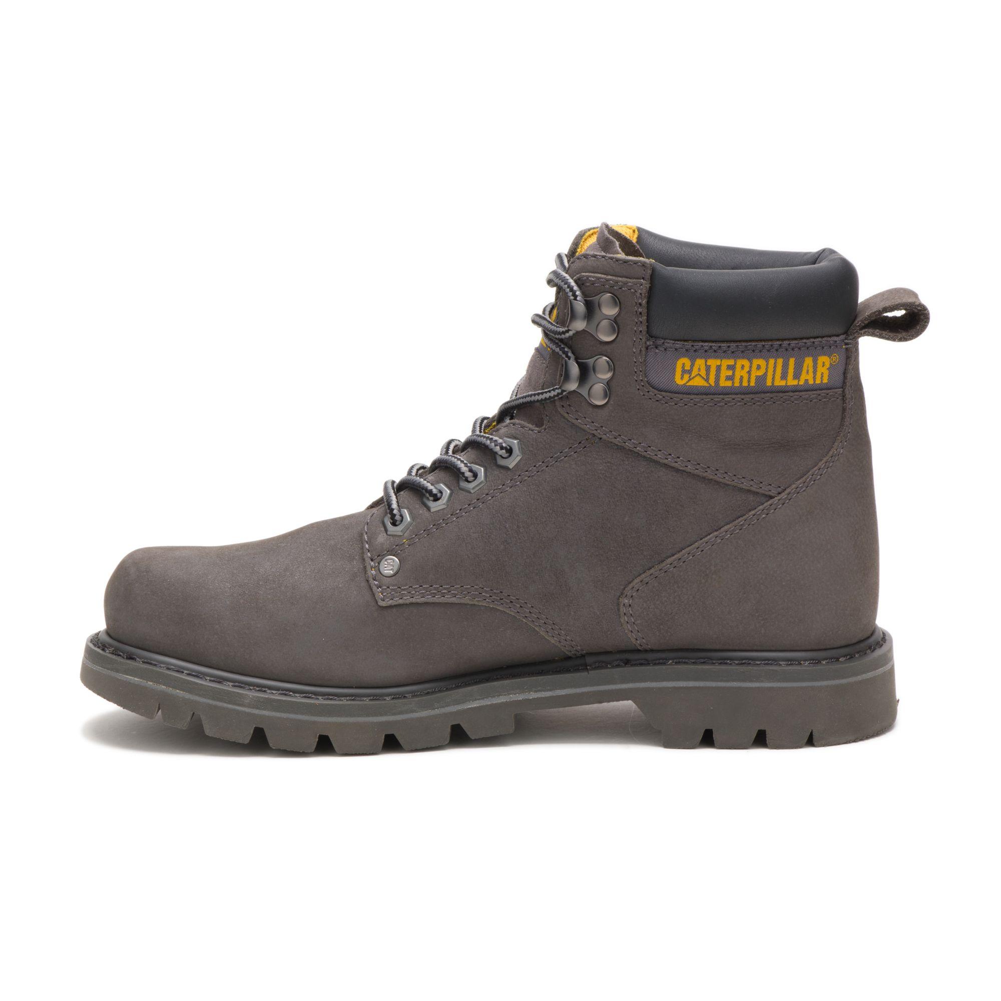 Caterpillar Erpillar Second Shift Steel Toe Work Boot Medium Charcoal in Gray for Men Lyst