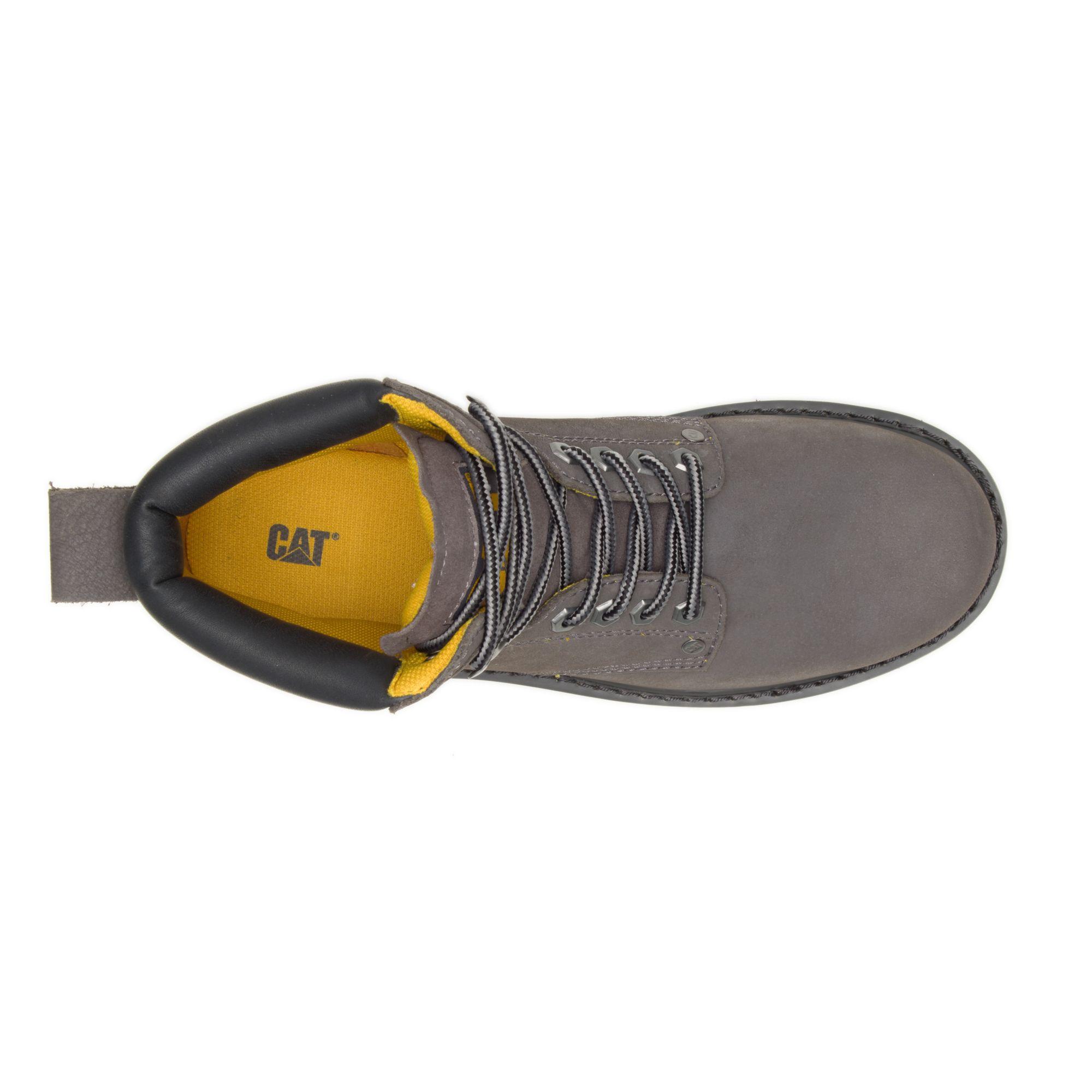 caterpillar second shift steel toe work boot