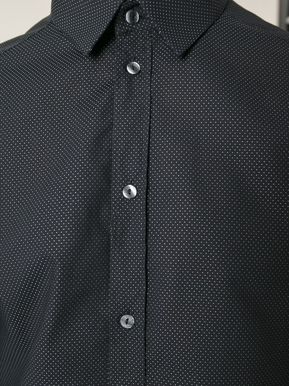 Dolce & Gabbana Gold-Fit Polka-Dot Jacquard Cotton Shirt in Black for ...