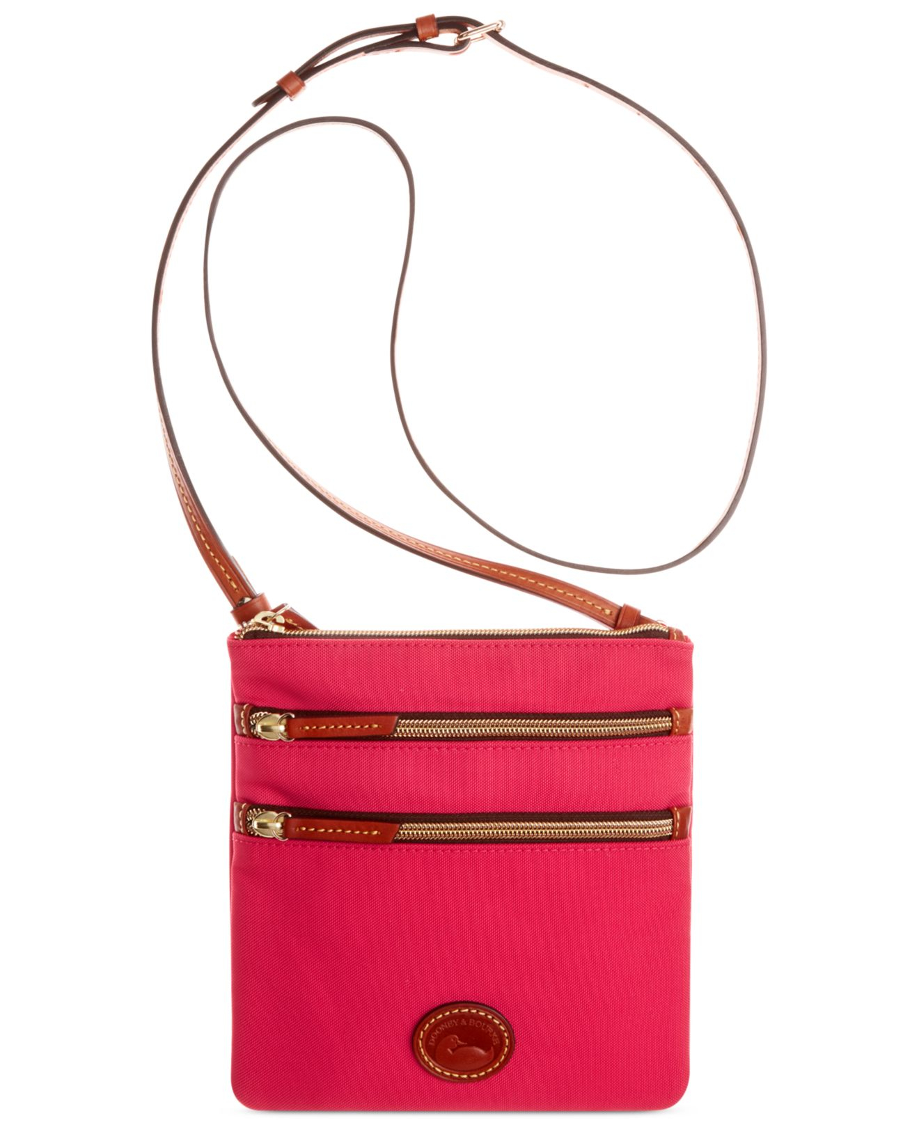 dooney and bourke triple zip crossbody