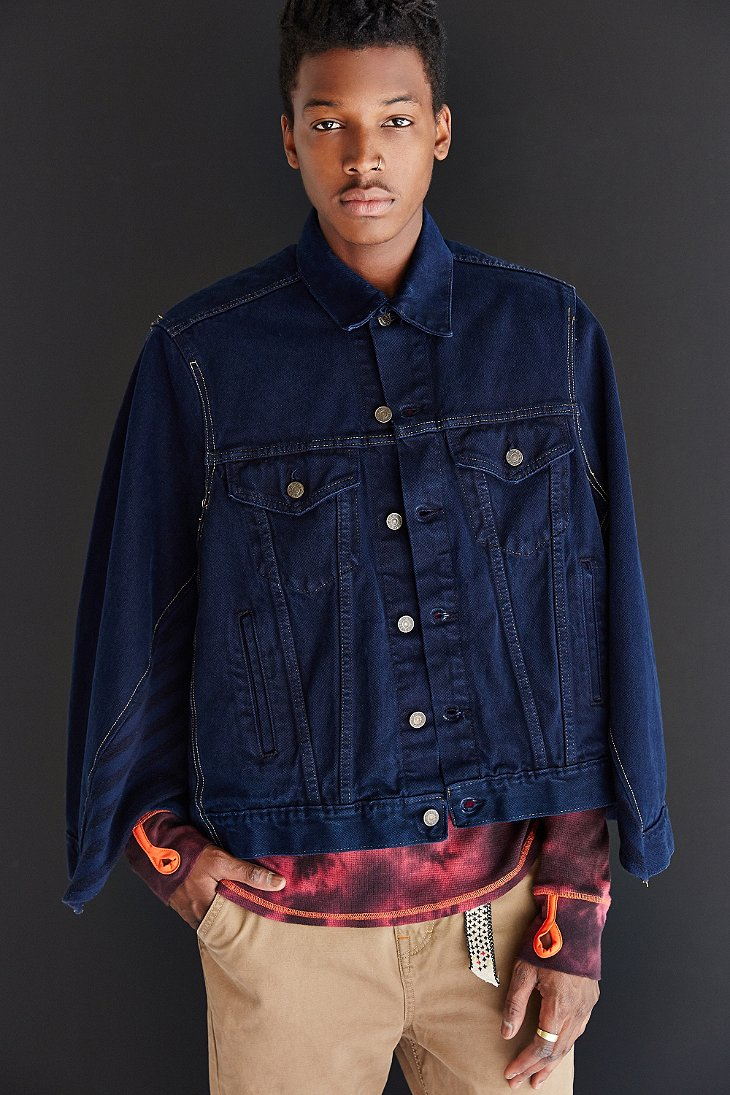 denim jacket cape