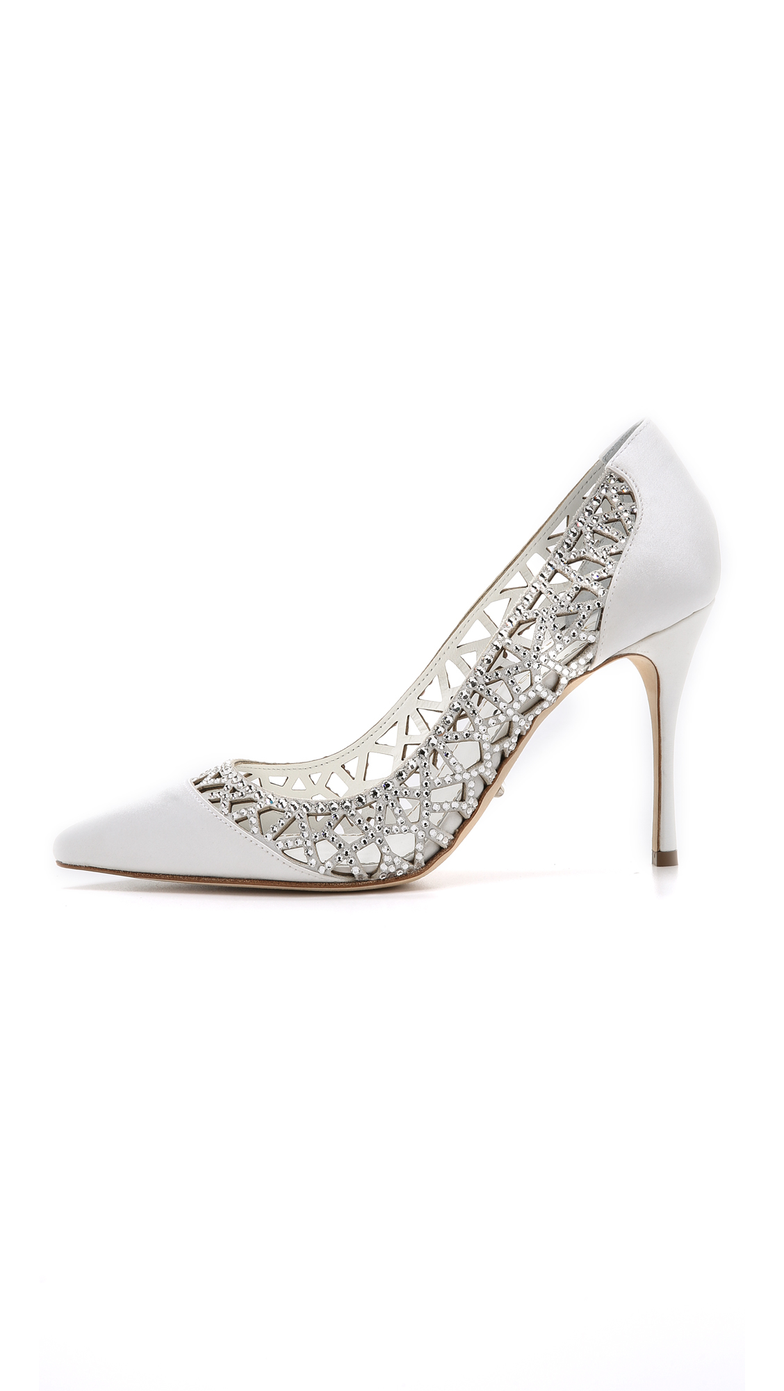sergio rossi white pumps