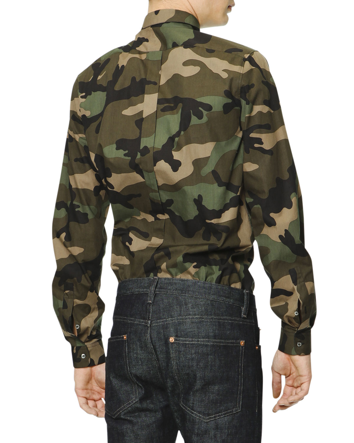 valentino camo green