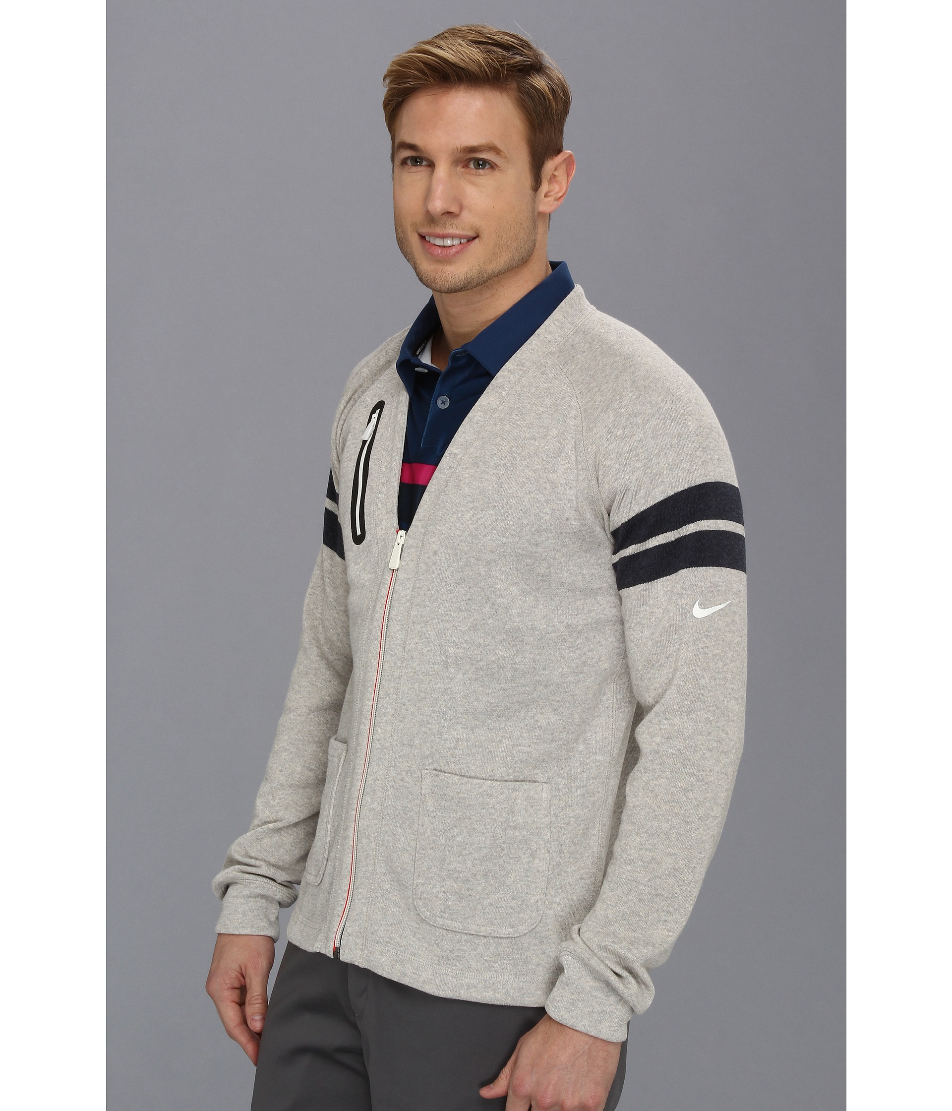 nike golf cardigan sweater