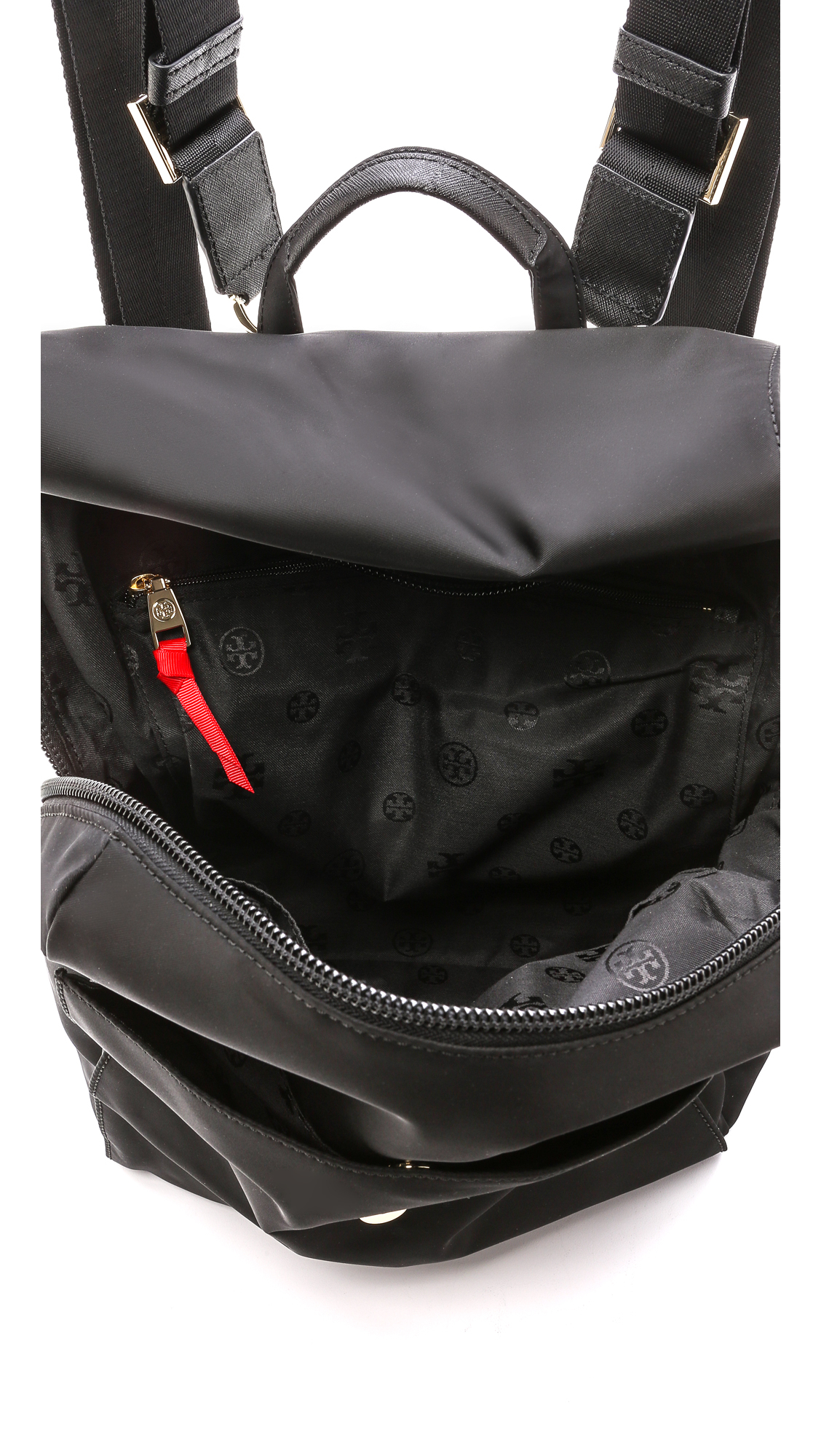 Tory Burch Travel Nylon Baby Backpack - Black - Lyst