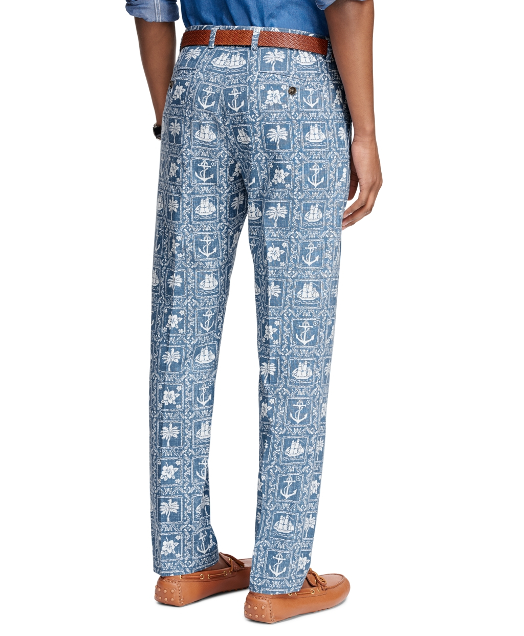 Brooks Brothers Cotton Milano Fit Nautical Print Pants In Blue For Men Lyst Brooks Brothers Cotton Milano Fit Nautical Print Pants In Blue For Men Lyst
