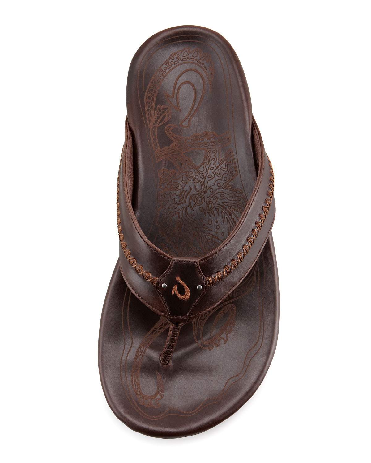 Olukai Mea Ola Thong Sandal Dark Java in 7 (Brown) for Men - Lyst