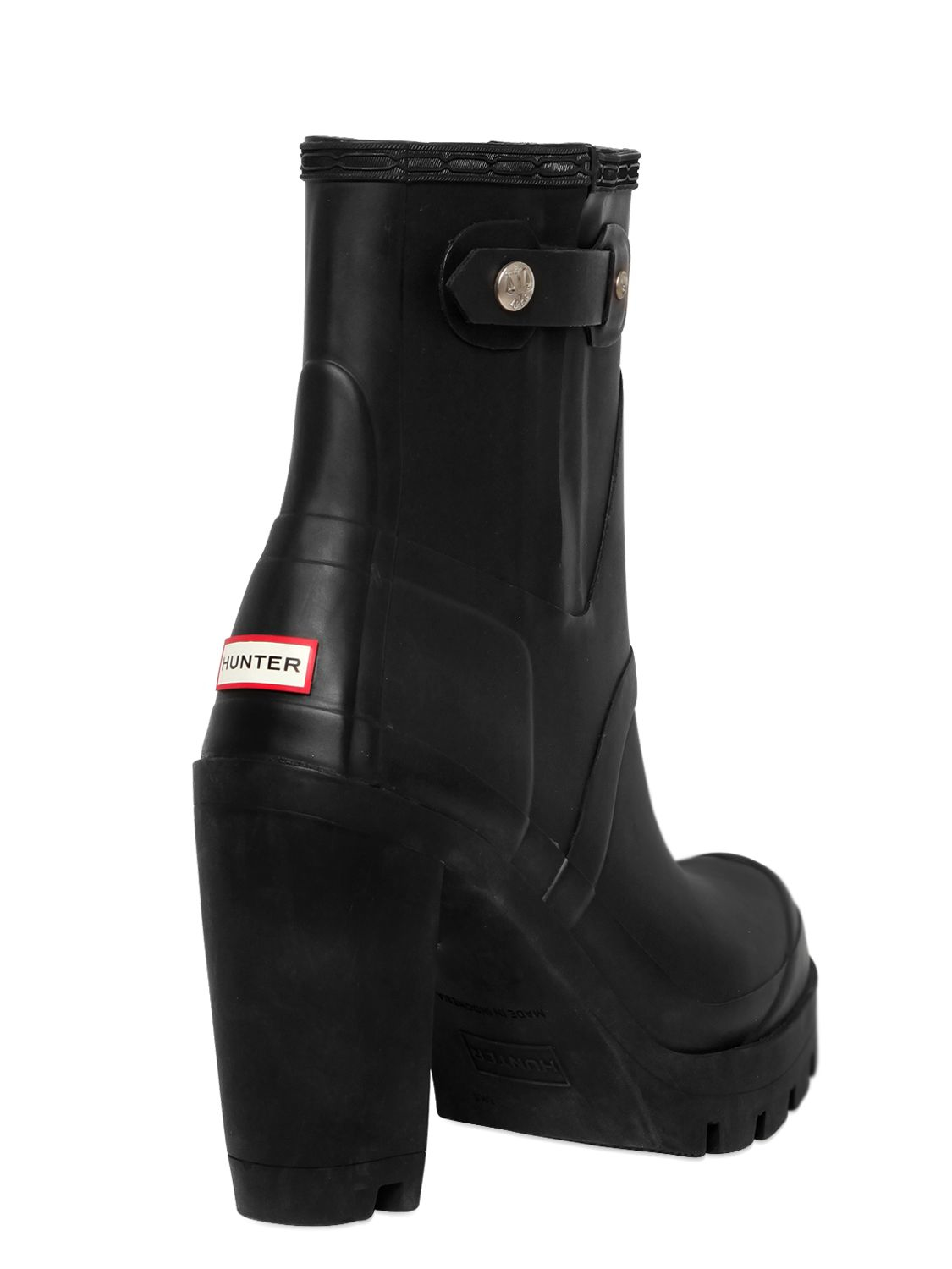 HUNTER 110mm Original High Heel Boots in Black | Lyst
