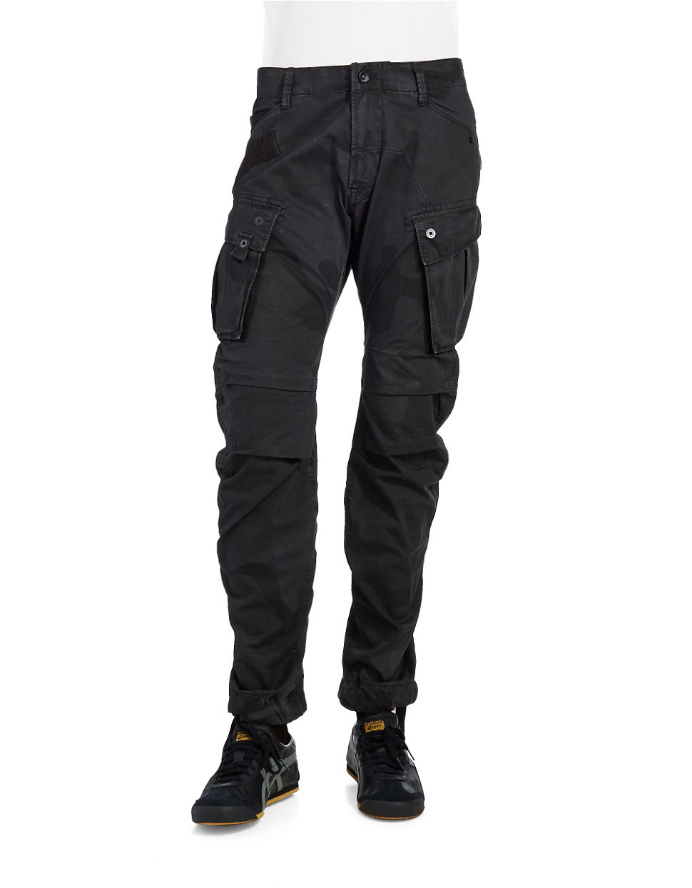 g star striped pants