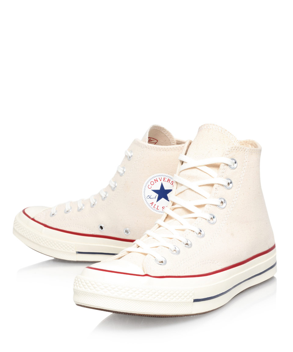 Converse Cream 70S Chuck Taylor Canvas Hi-Top Trainers in Natural for Men |  Lyst Australia
