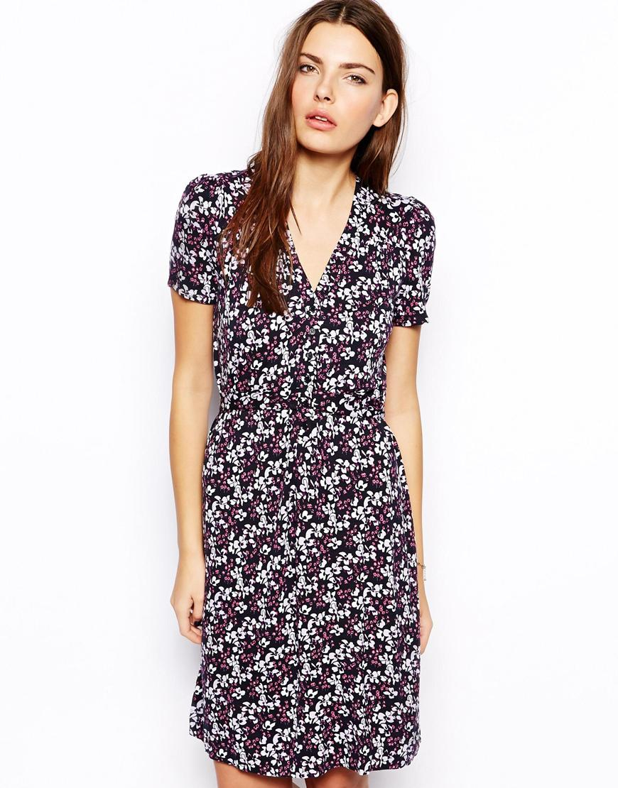 French connection Tea Dress in Francesca Floral Print | Lyst