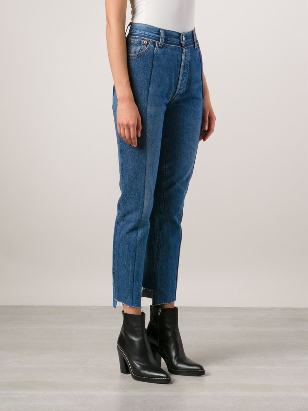 vetements patchwork jeans