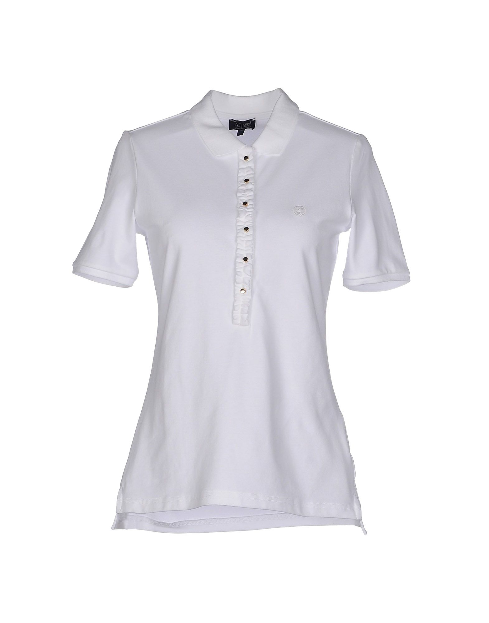 Armani jeans Polo Shirt in White | Lyst