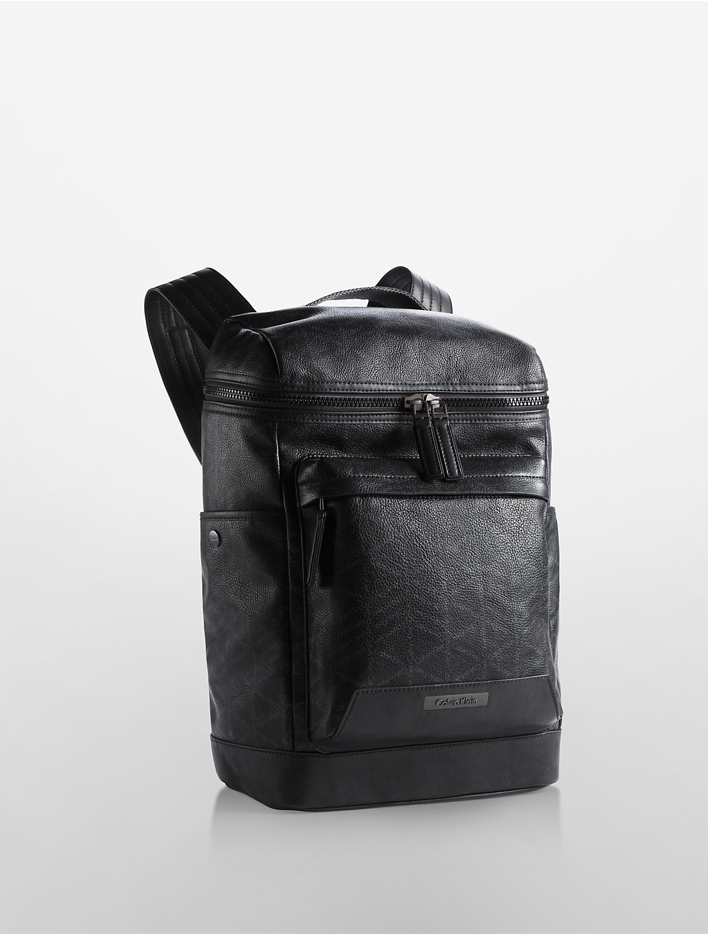 Calvin Klein Denim Jeans Caden Logo Backpack in Black for Men - Lyst
