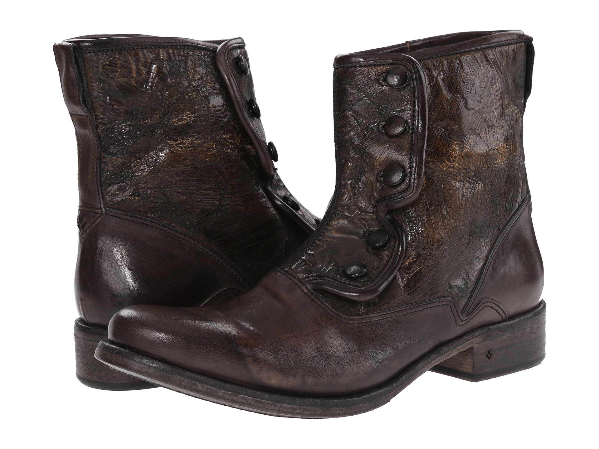 John Varvatos Bowery Button Boot in Brown for Men Lyst