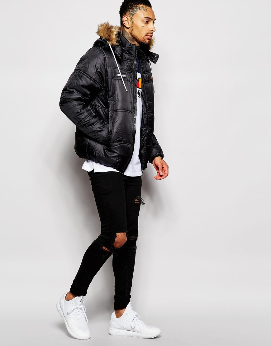 ellesse fluffy jacket