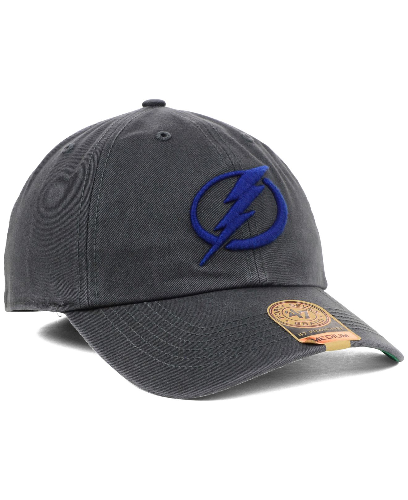 47 Brand Tampa Bay Lightning Franchise Cap in Gray for Men ...