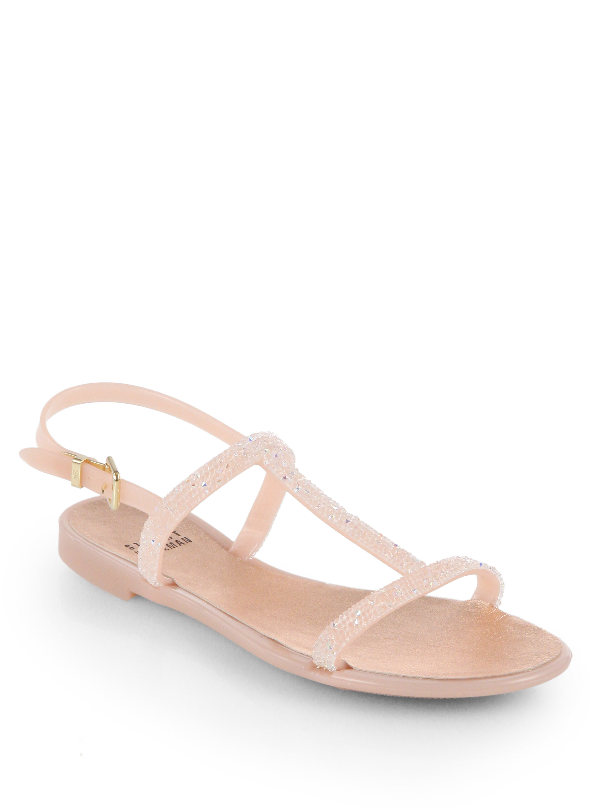 stuart weitzman jelly sandals