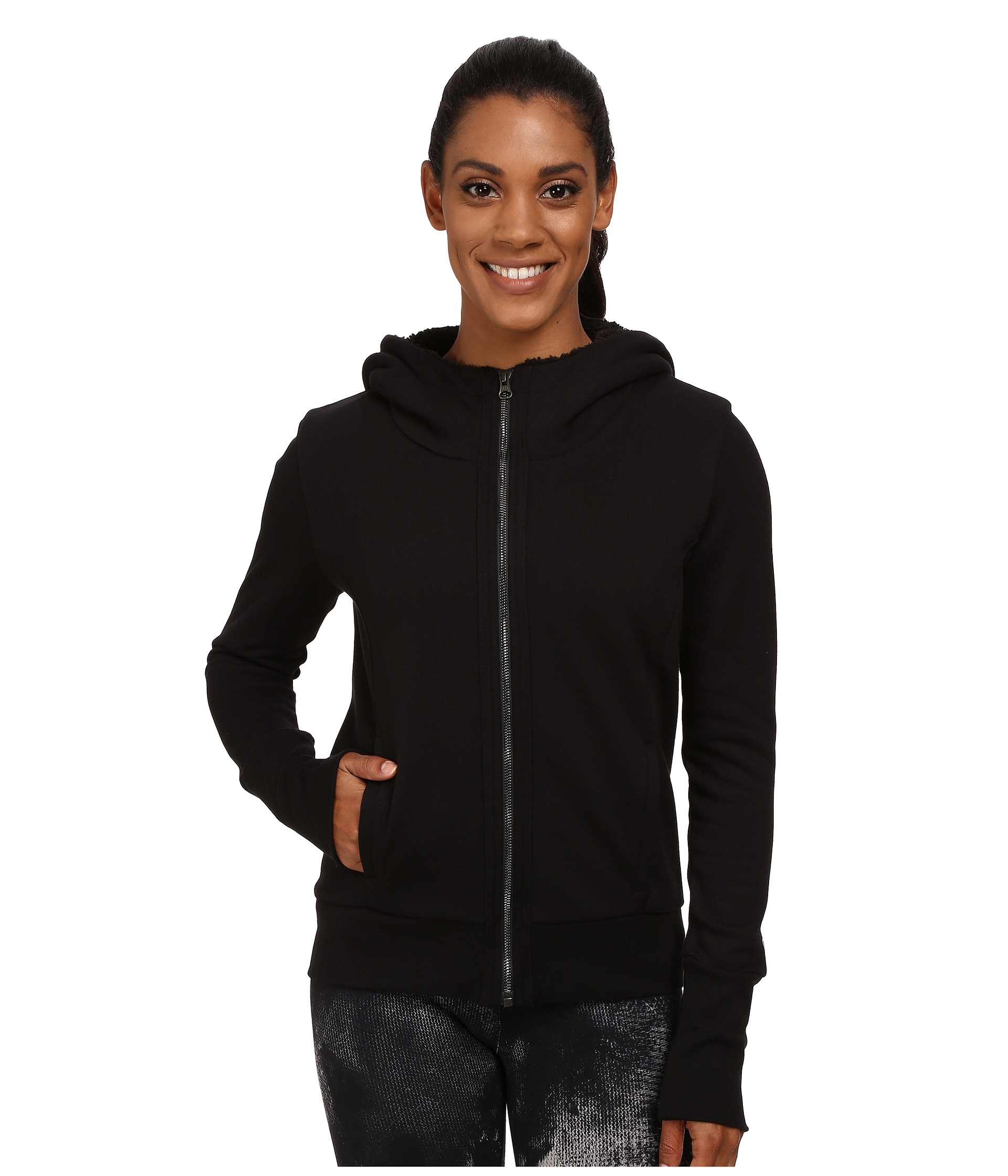 Alo yoga Abree Jacket in Black Lyst