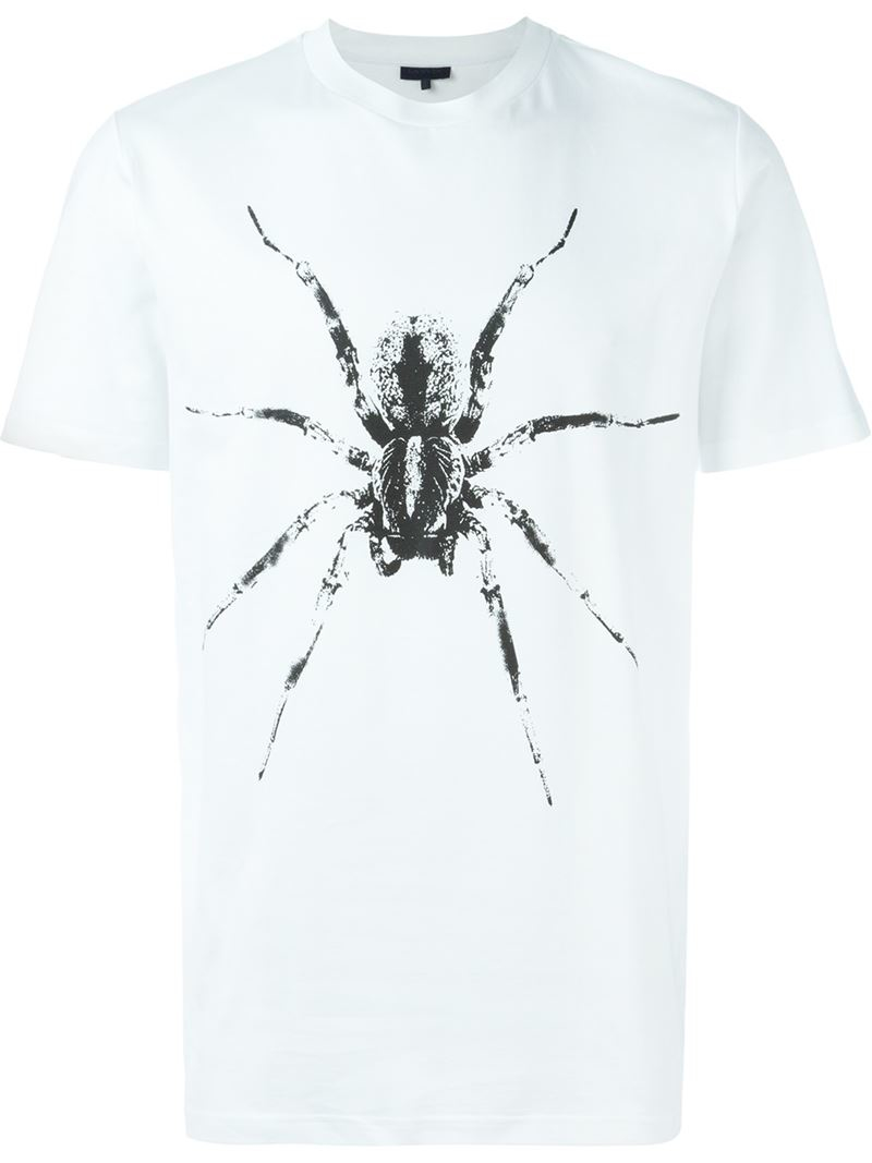 blue lanvin spider t shirt