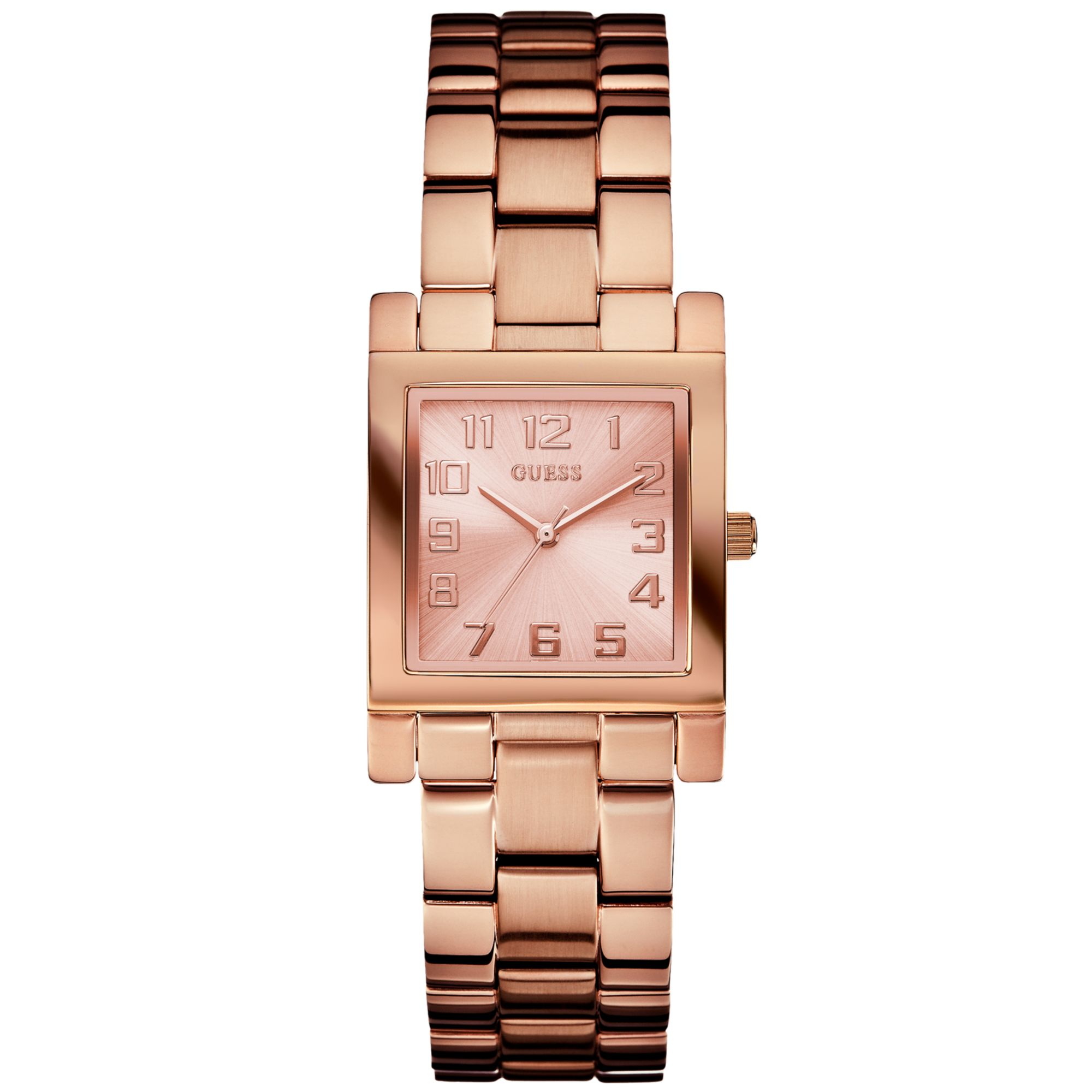 Lyst Guess Watch Womens Rose Goldtone Stainless Steel Bracelet 28mm