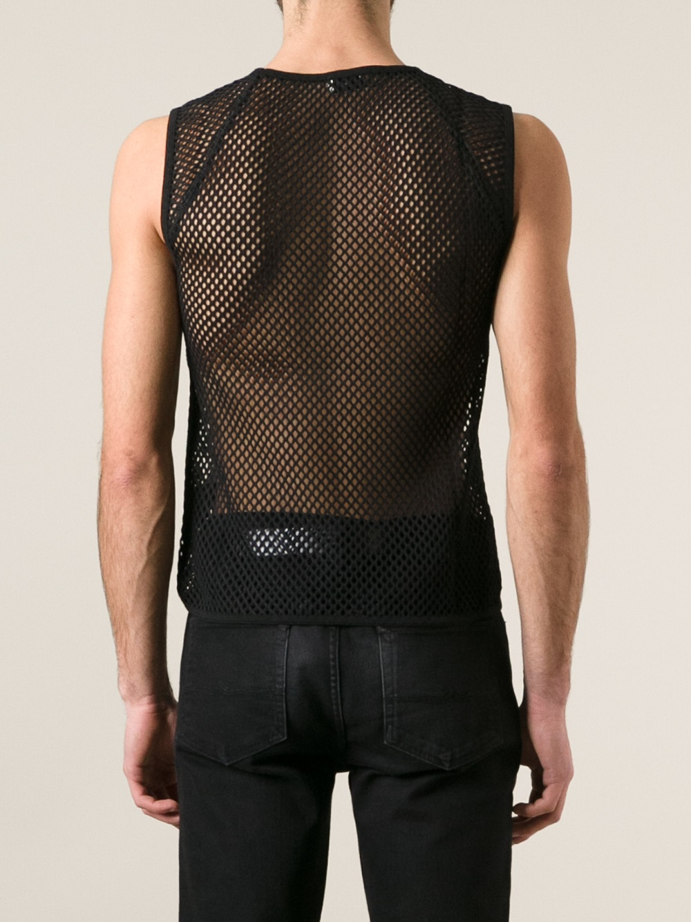 mens net tank top