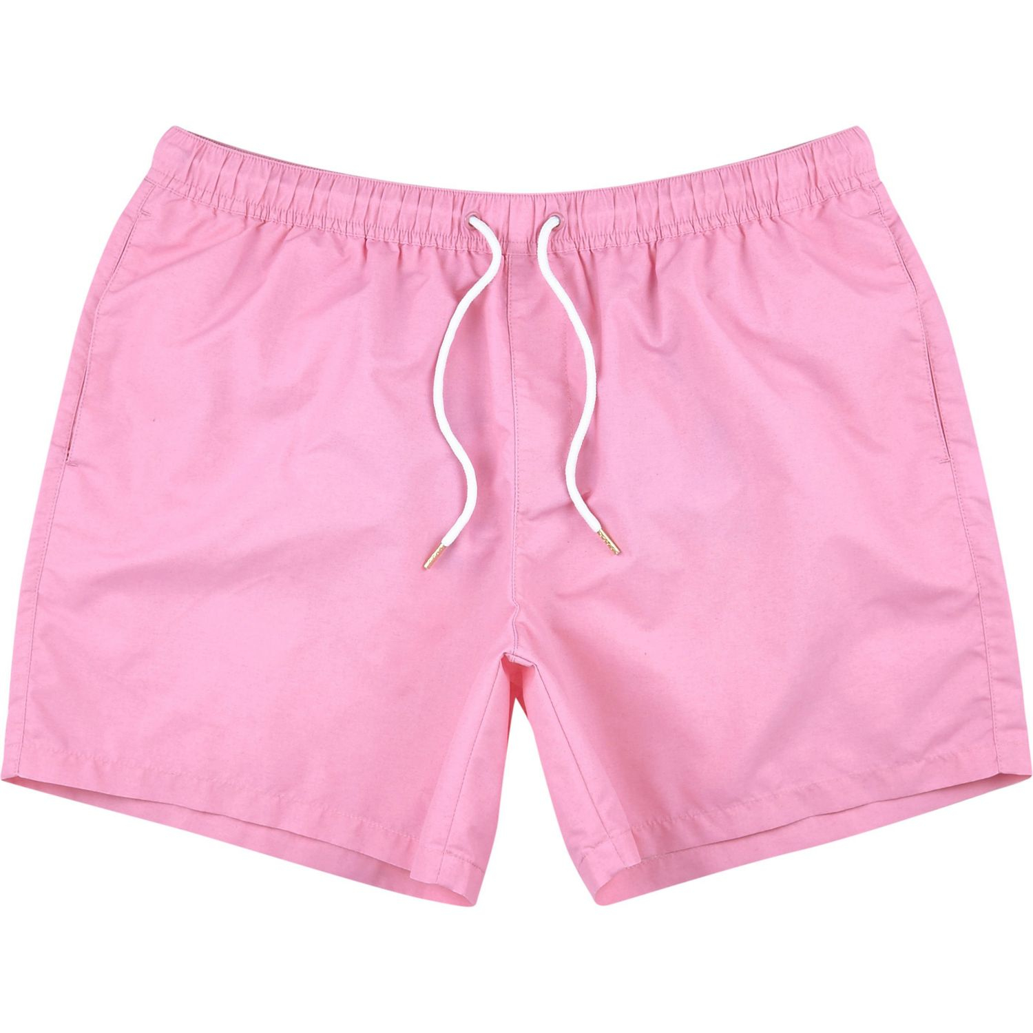 River Island Pink Drawstring Swim Shorts in Pink for Men | Lyst