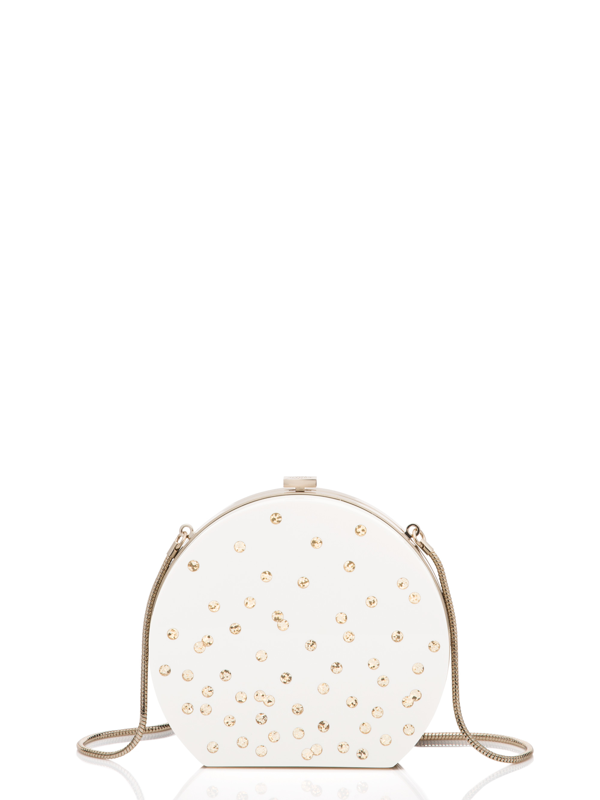 kate spade white clutch