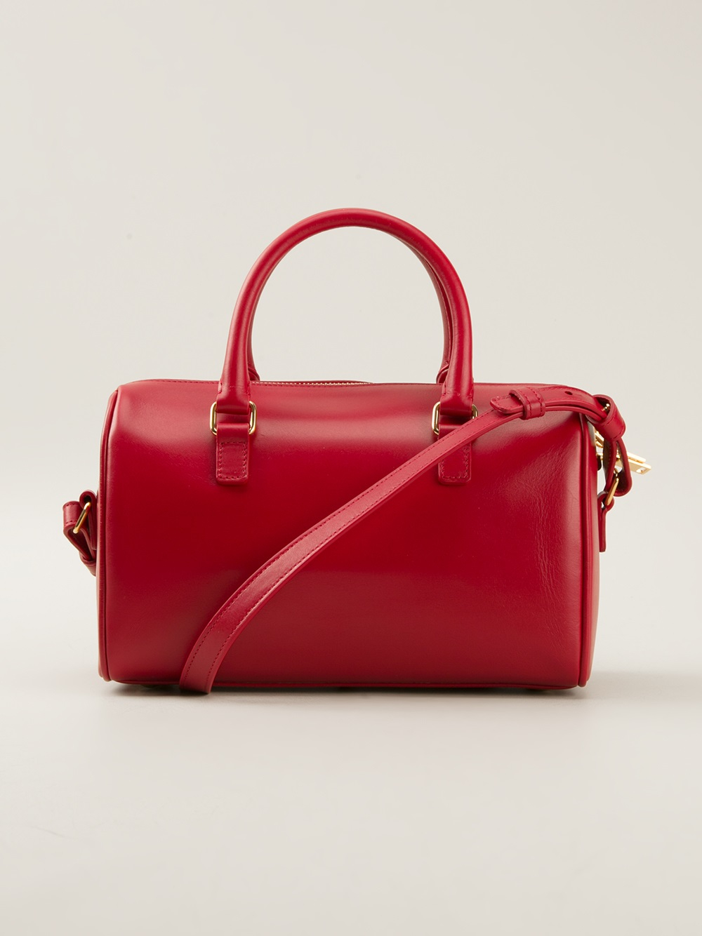 Saint Laurent Classic Baby Duffle Bag in Red