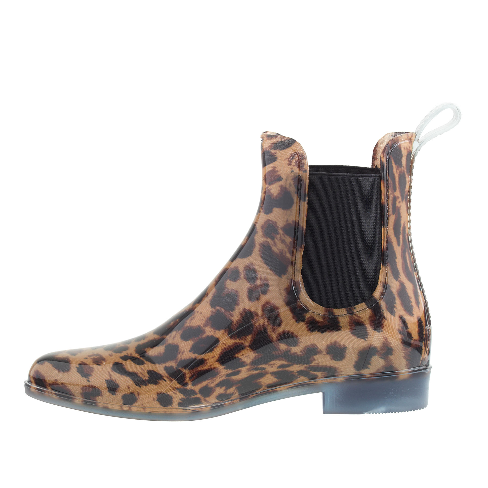 J.Crew Chelsea Leopard Rain Boots | Lyst