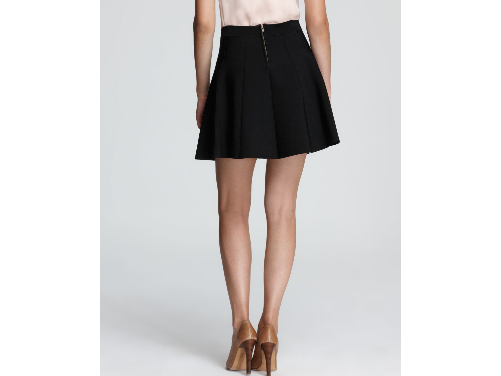 Parker Skirt Zoey Pleated In Black Lyst