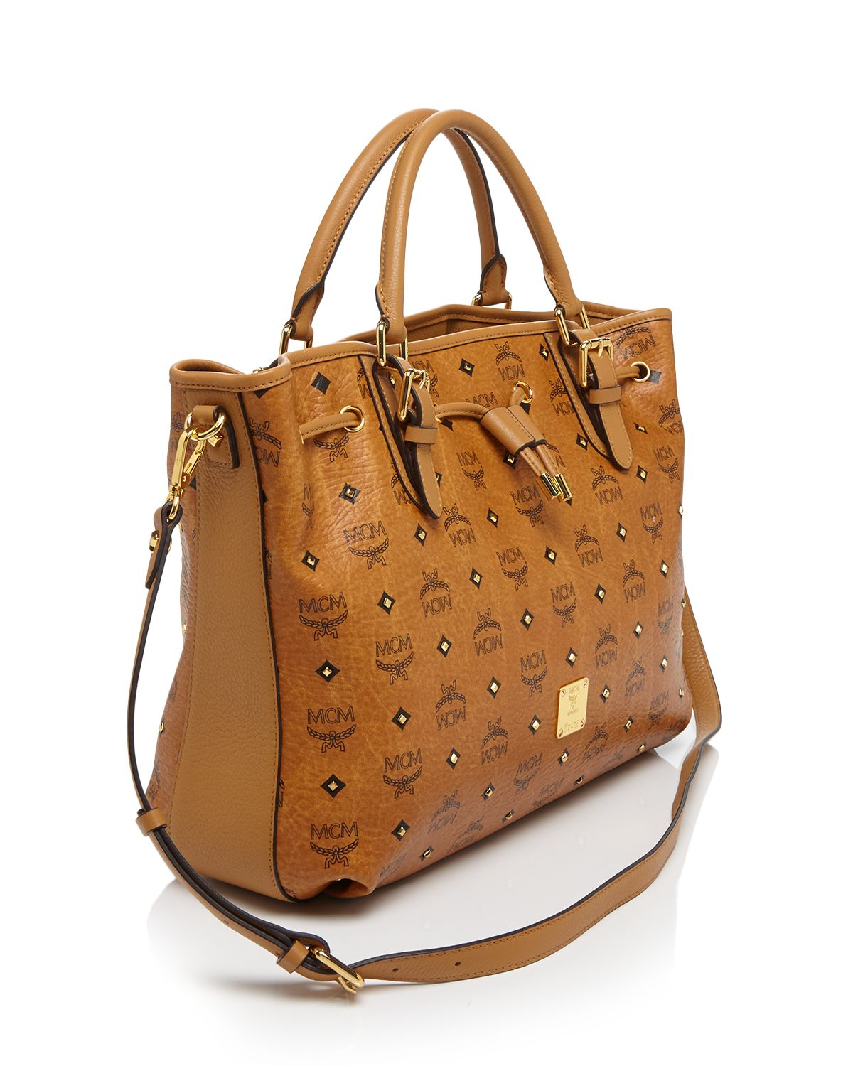 mcm bag gold