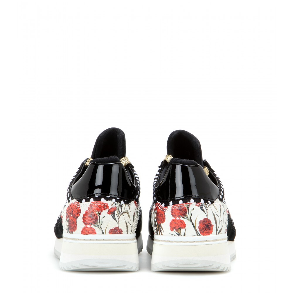 Lyst - Dolce & gabbana Printed Sneakers in White