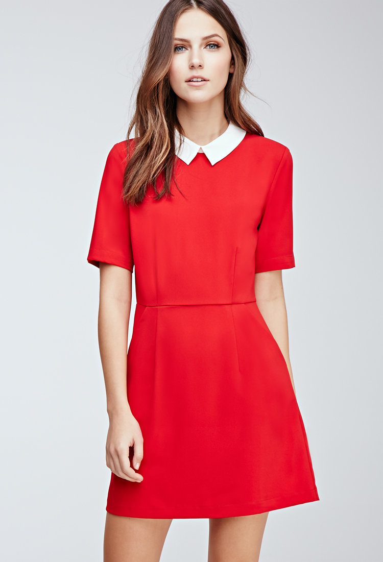 red spaghetti strap prom dress