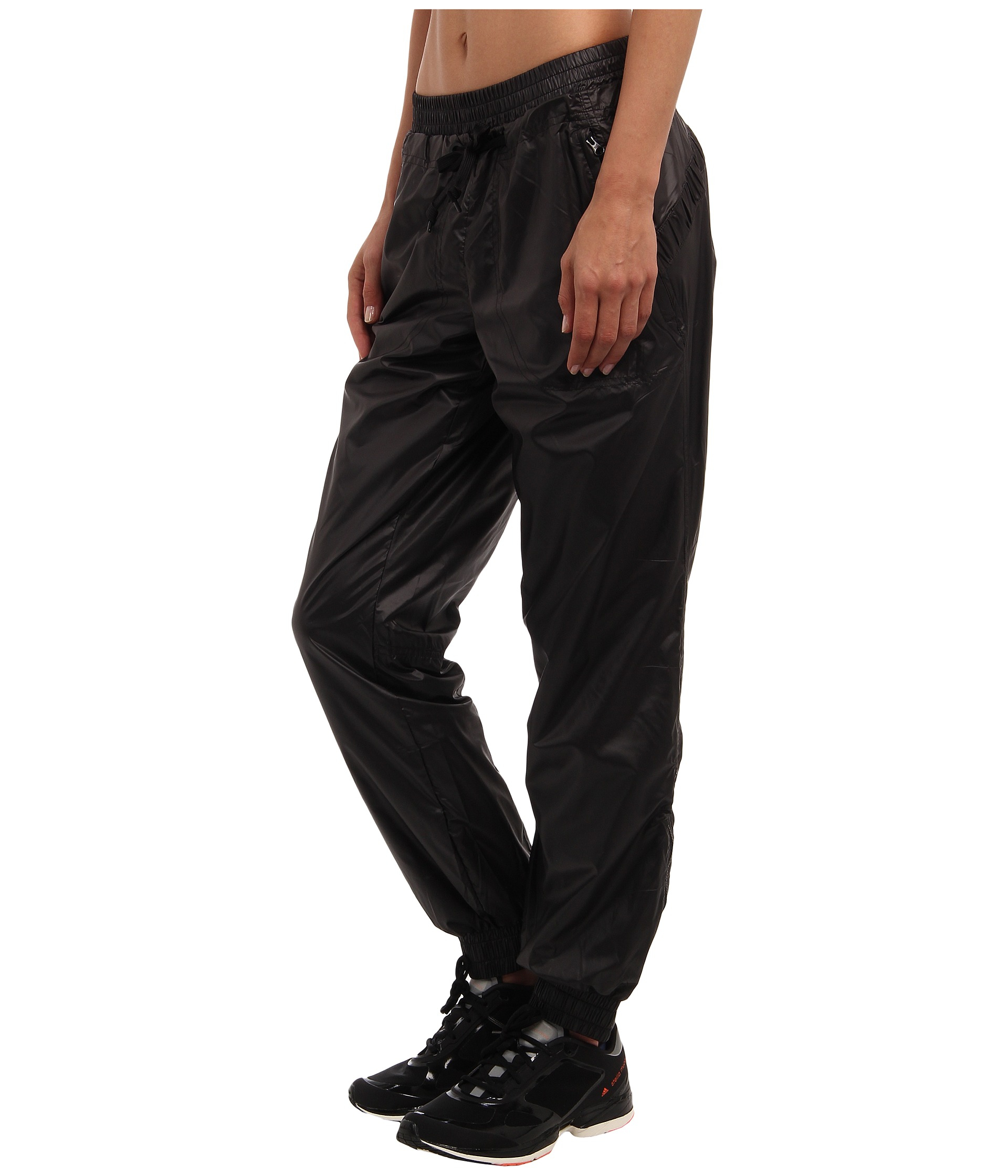 adidas By Stella McCartney Studio Woven Pant in Black | Lyst