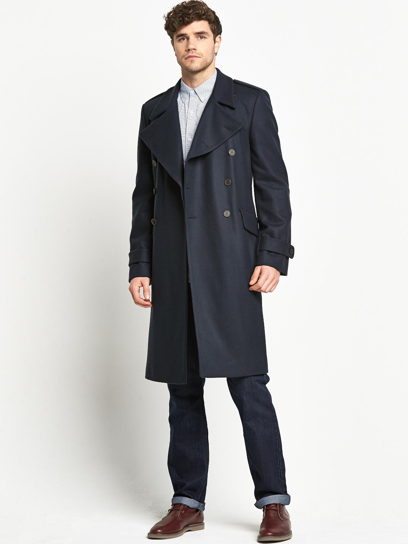 French Connection Mens Military Coat in Gray for Men (grey) | Lyst