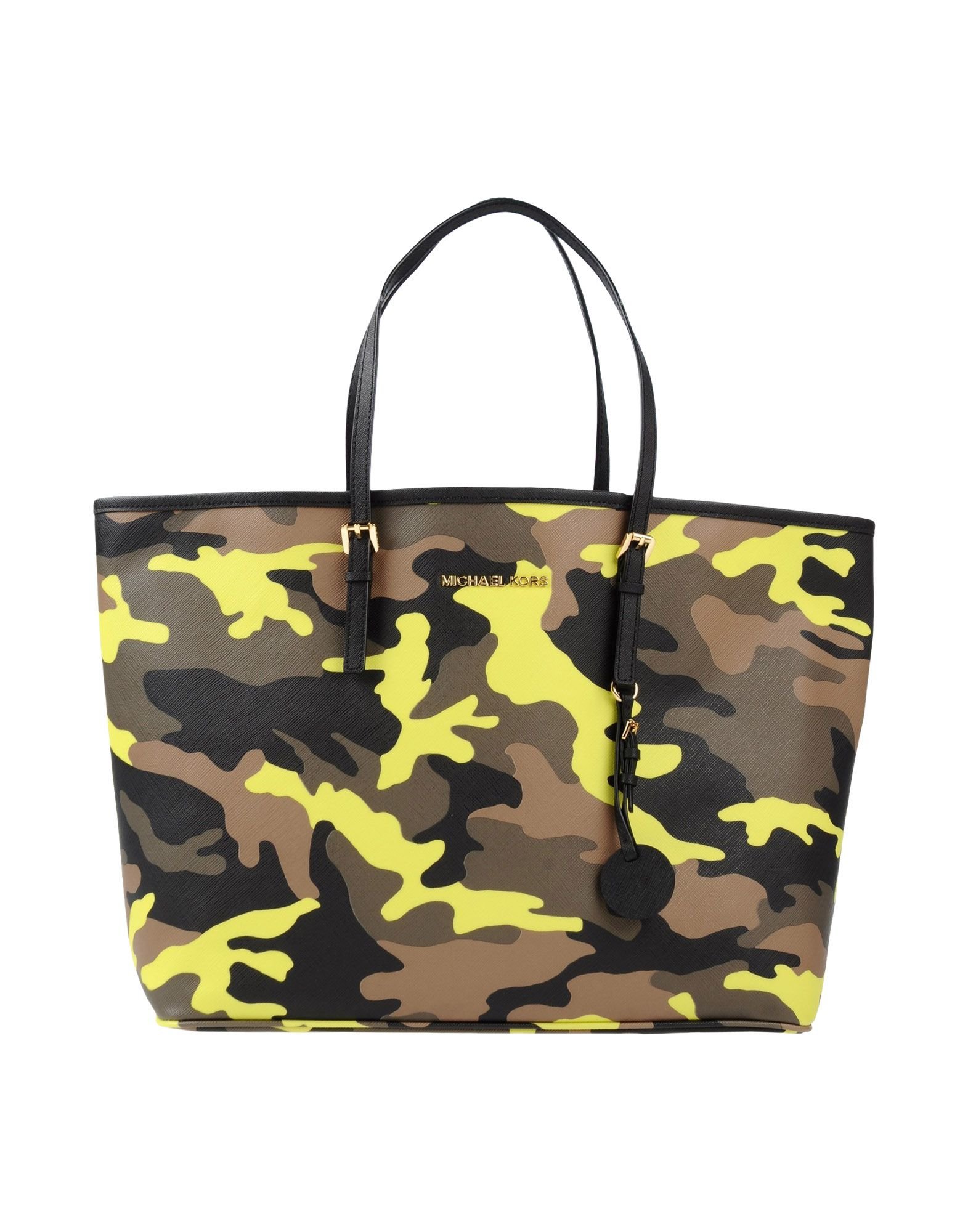 MICHAEL Michael Kors Jet Set Travel Camouflage-Print Tote in Green | Lyst