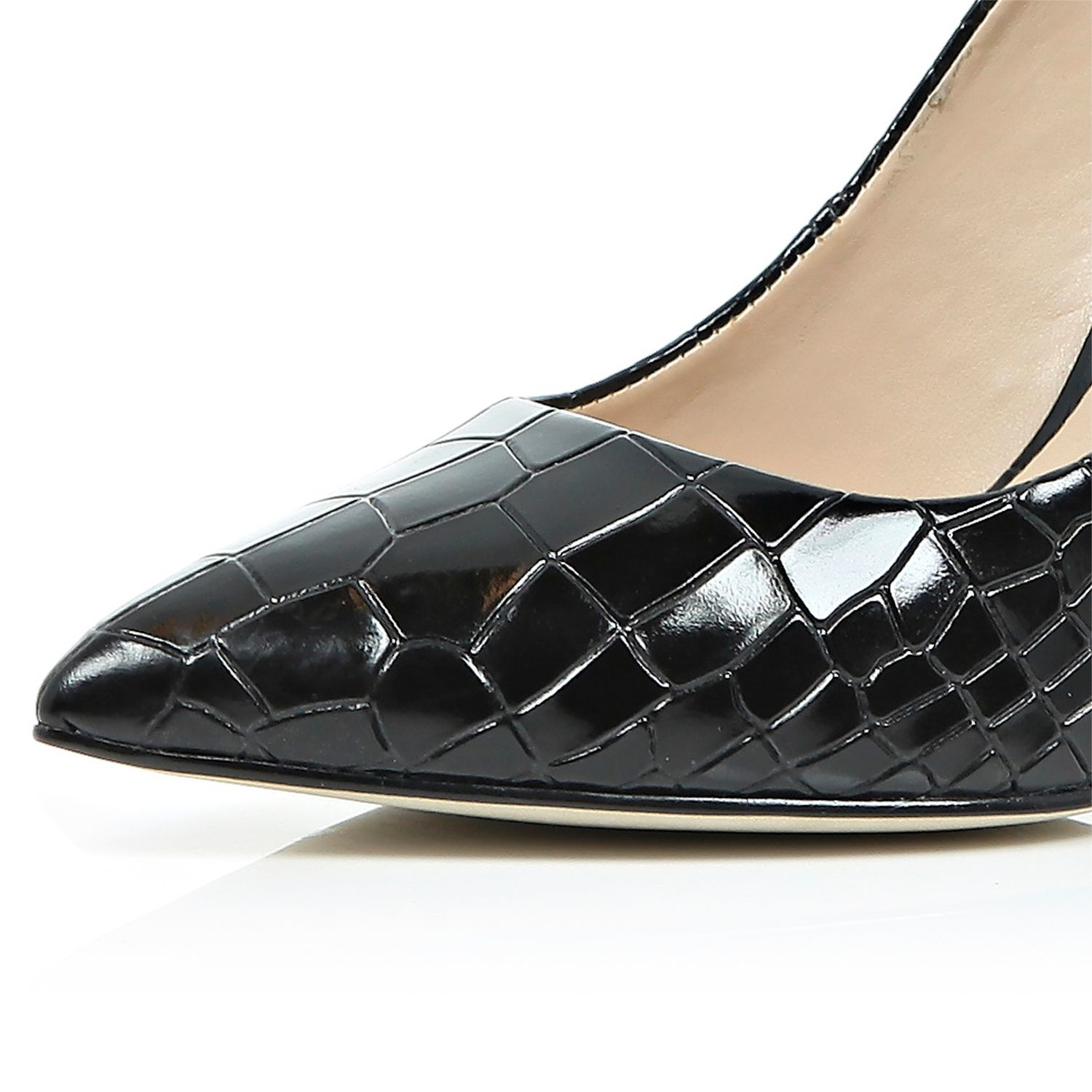 river island patent shoes