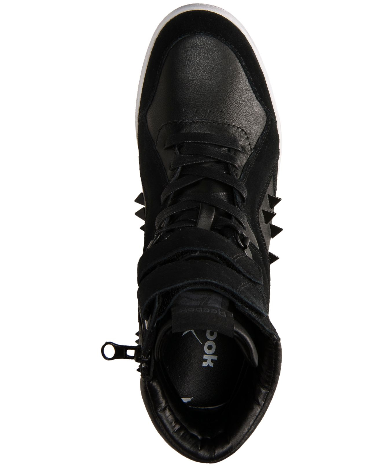 Reebok Women'S Alicia Keys Wedge Casual Sneakers From Finish in Black |