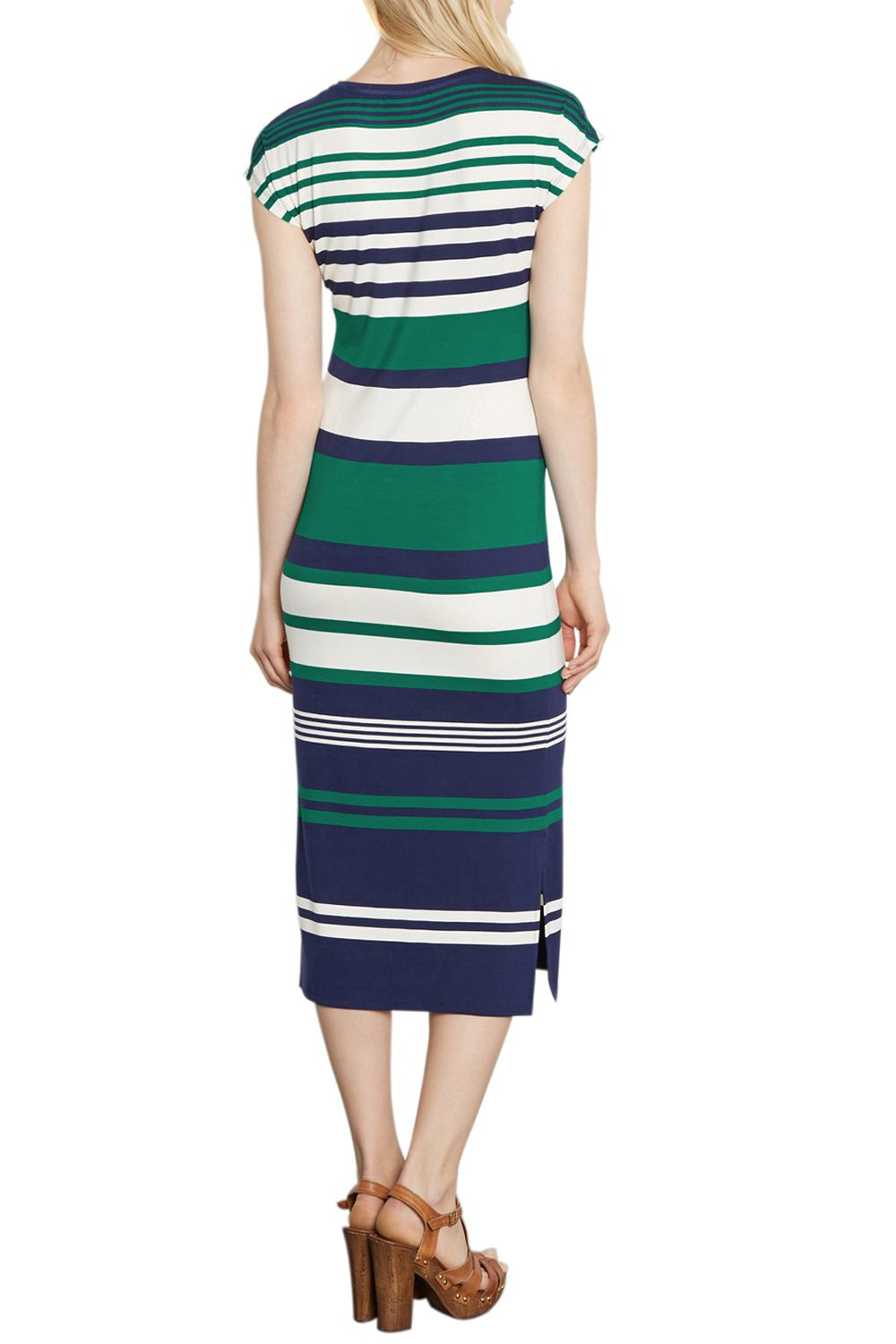 multi coloured midi dress