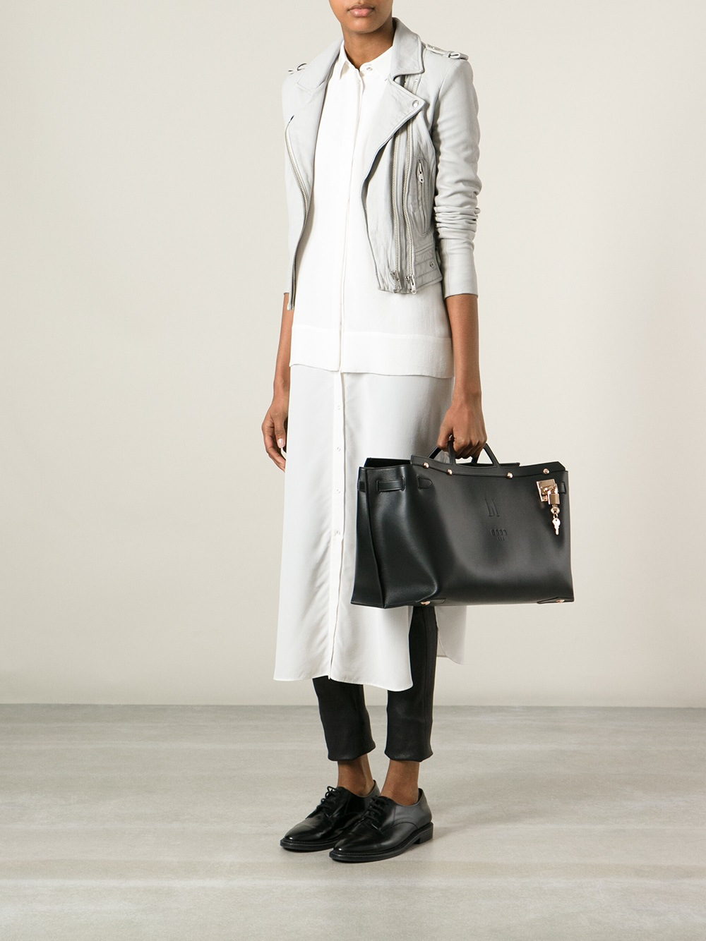 Lyst Golden Goose Deluxe Brand Carla Tote In Black Gallery